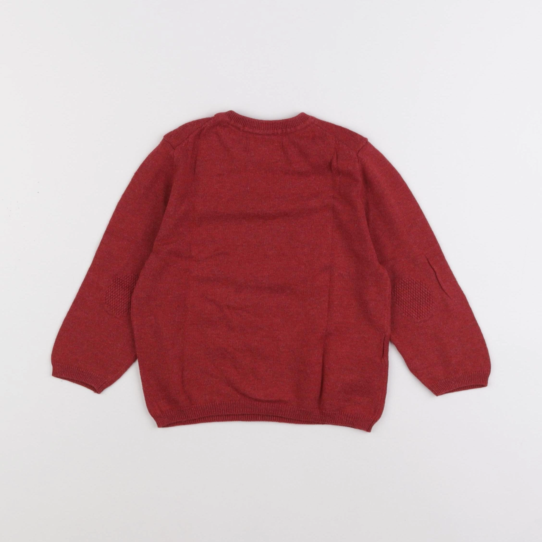 Mango - pull rouge - 12/18 mois