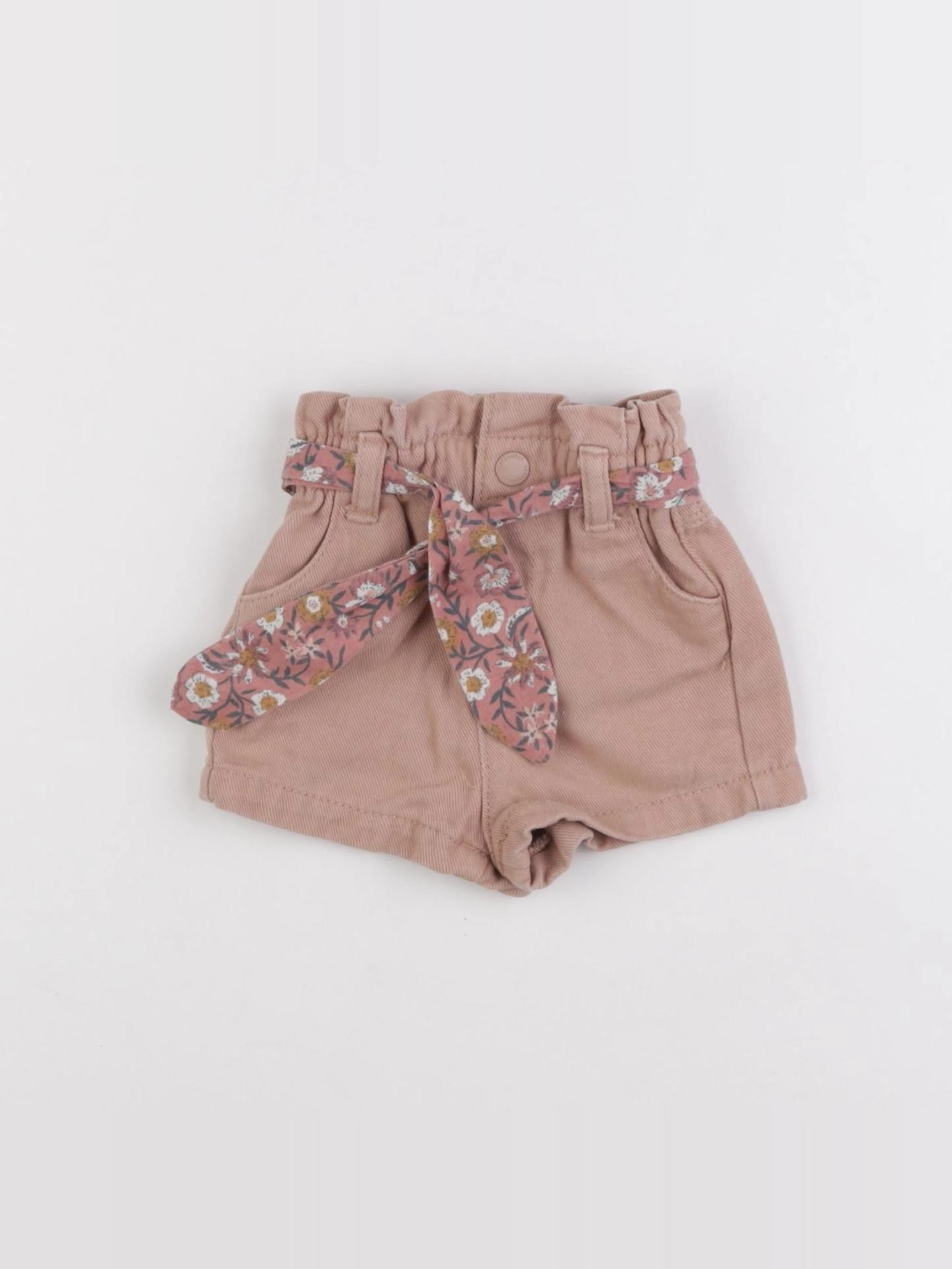 Vertbaudet - short marron - 3 mois