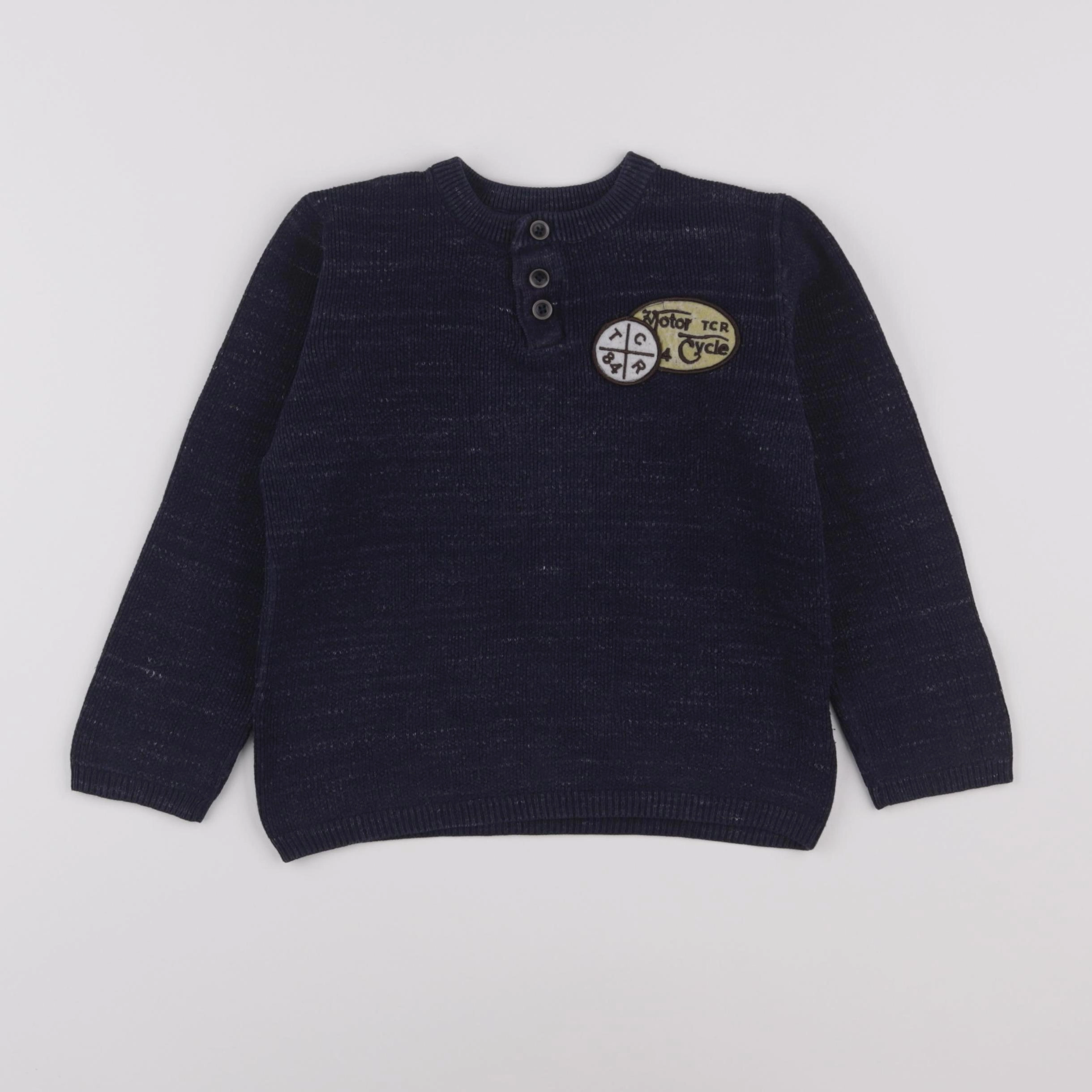 Vertbaudet - pull bleu - 5 ans