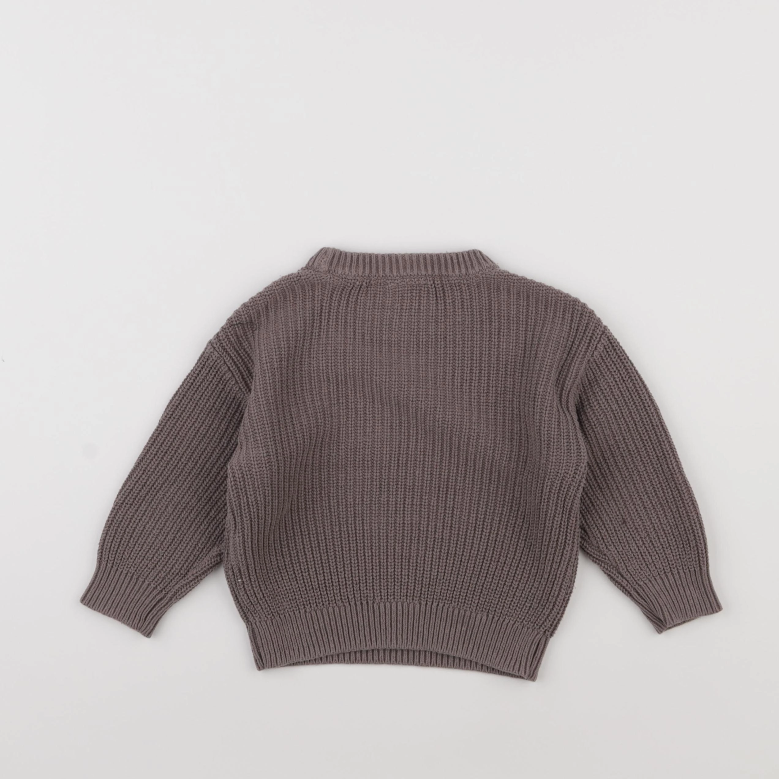 Zara - pull marron - 18/24 mois