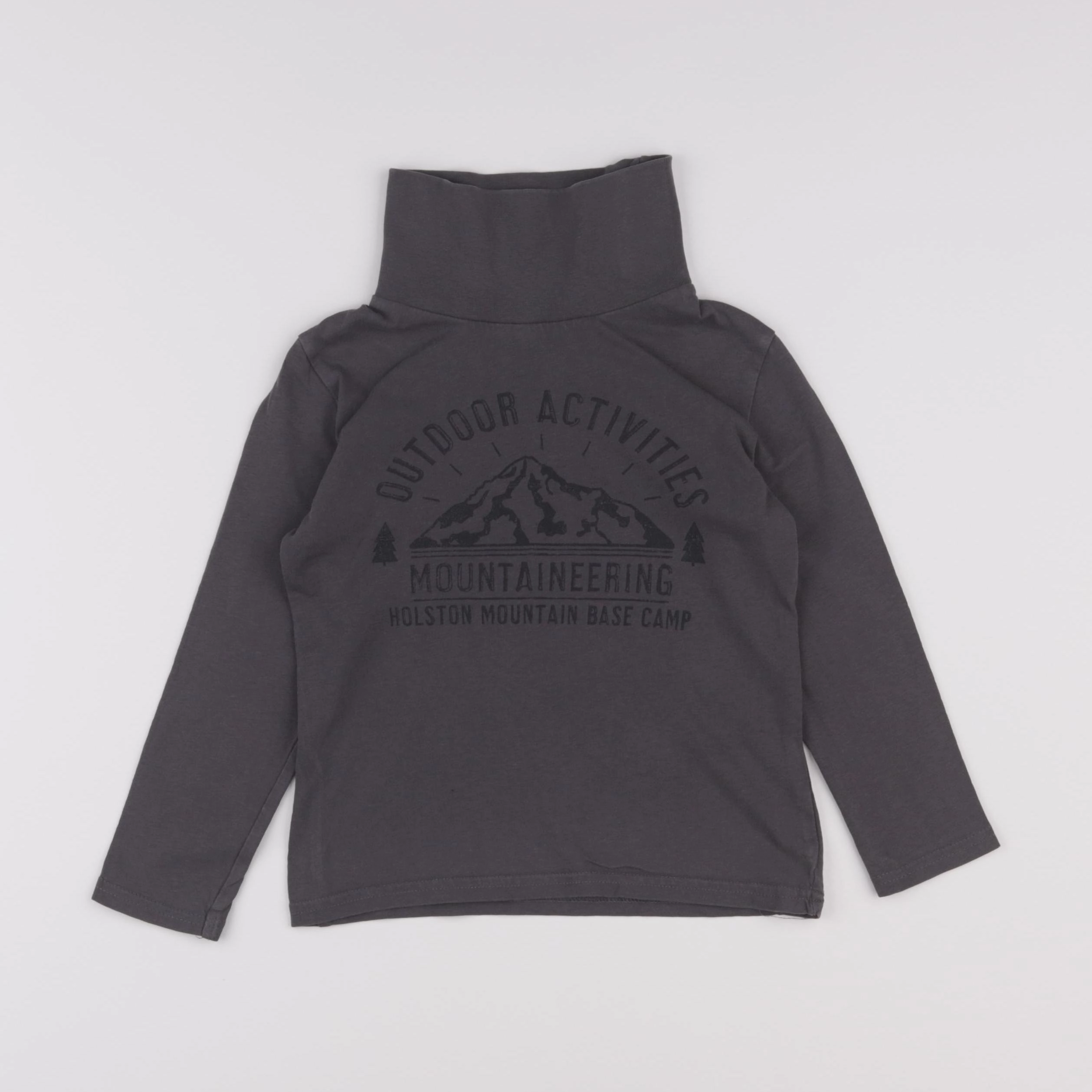 Vertbaudet - sous-pull gris - 5 ans