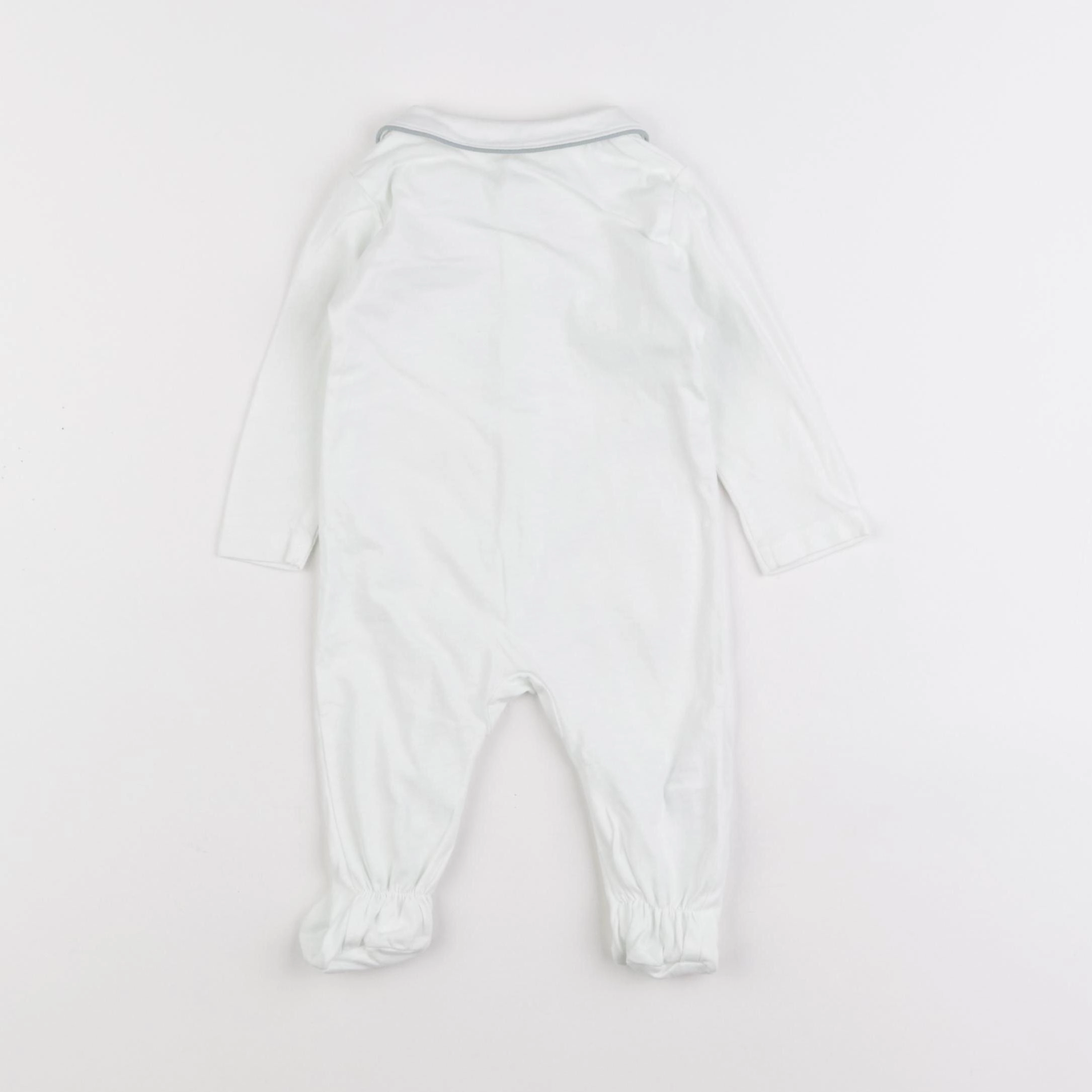Mango - pyjama coton blanc - 1/3 mois
