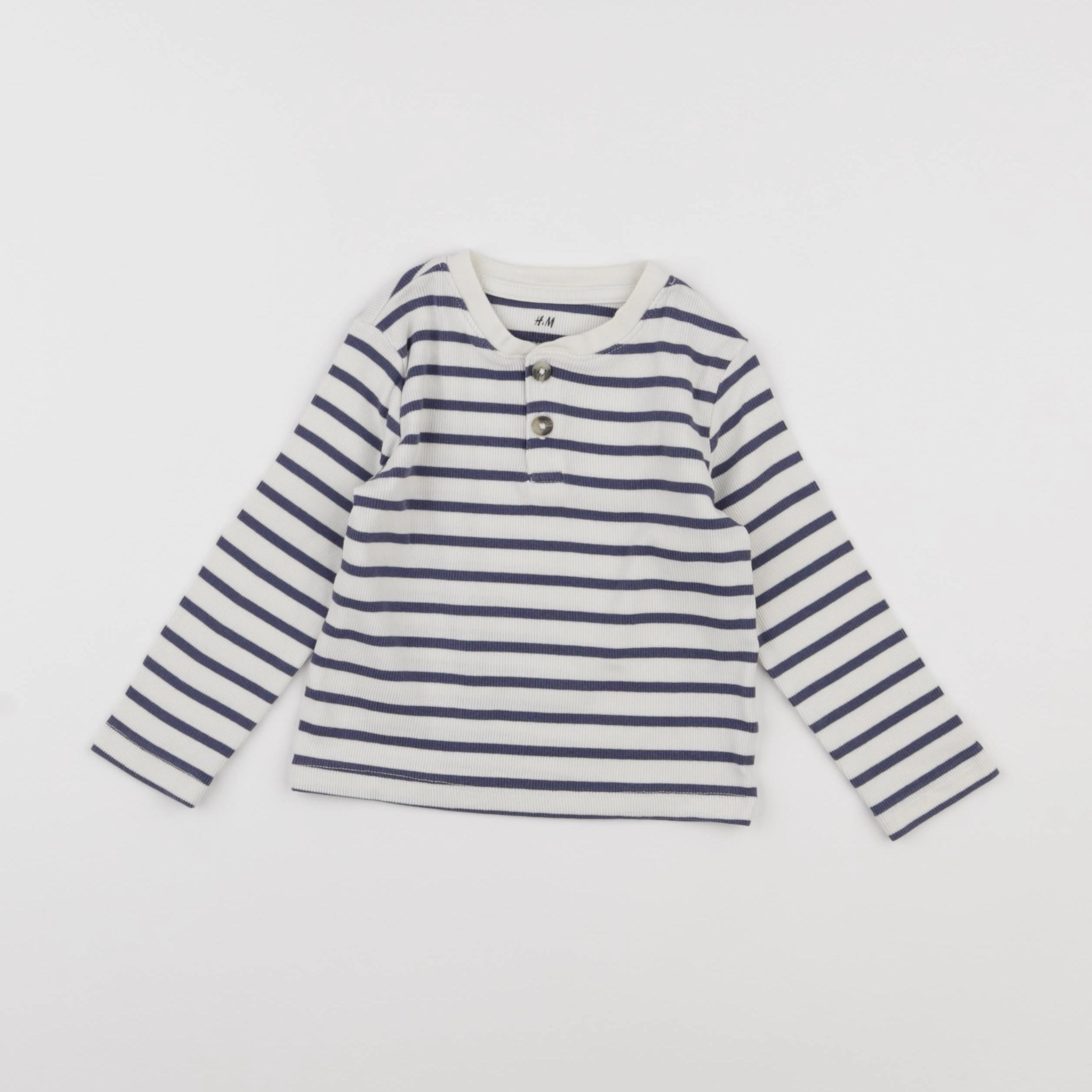 H&M - tee-shirt bleu - 18/24 mois