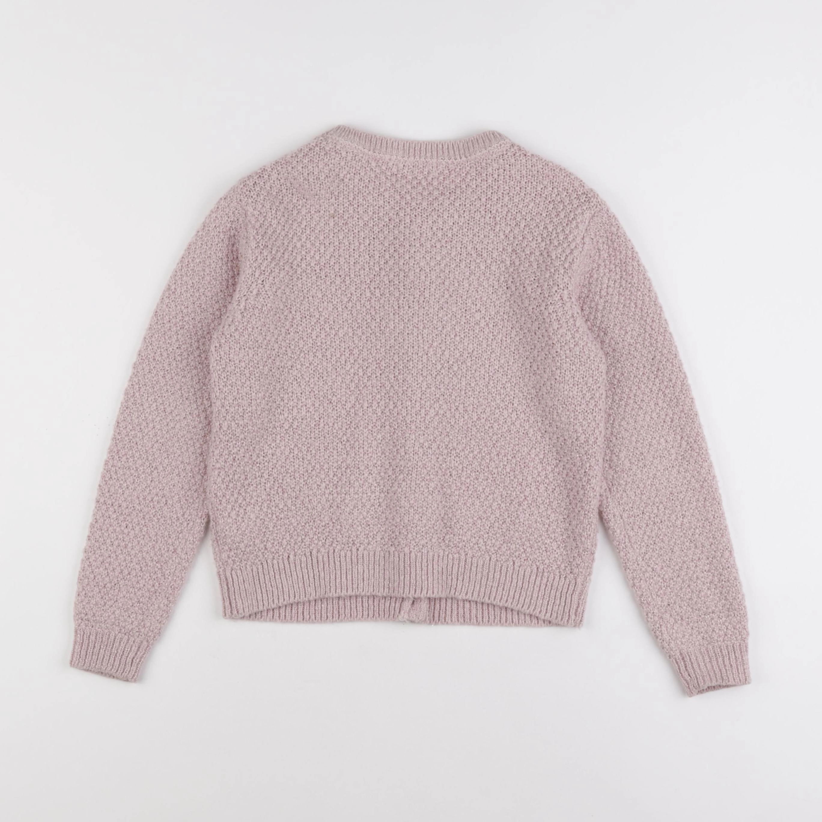 Vertbaudet - gilet rose - 8 ans
