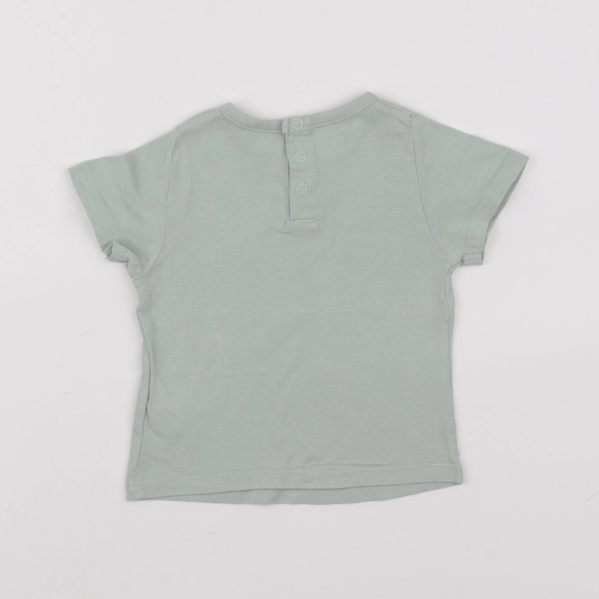 Tape à l'oeil - tee-shirt vert - 12 mois