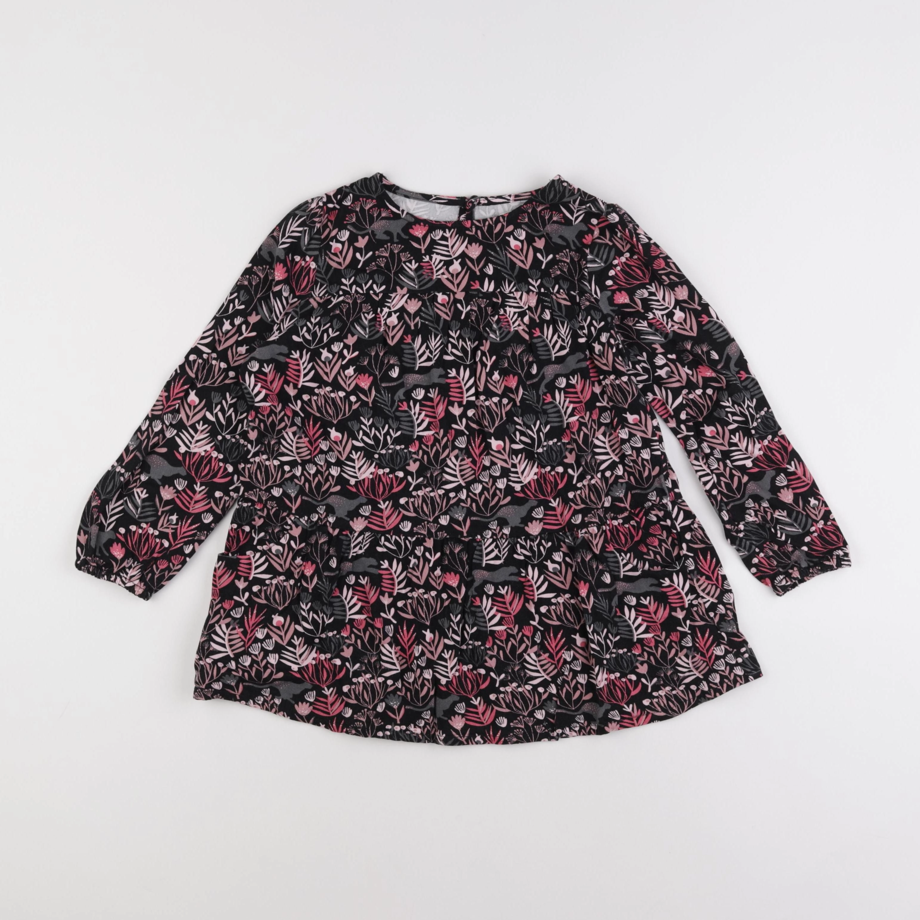 Vertbaudet - robe multicolore - 6 ans