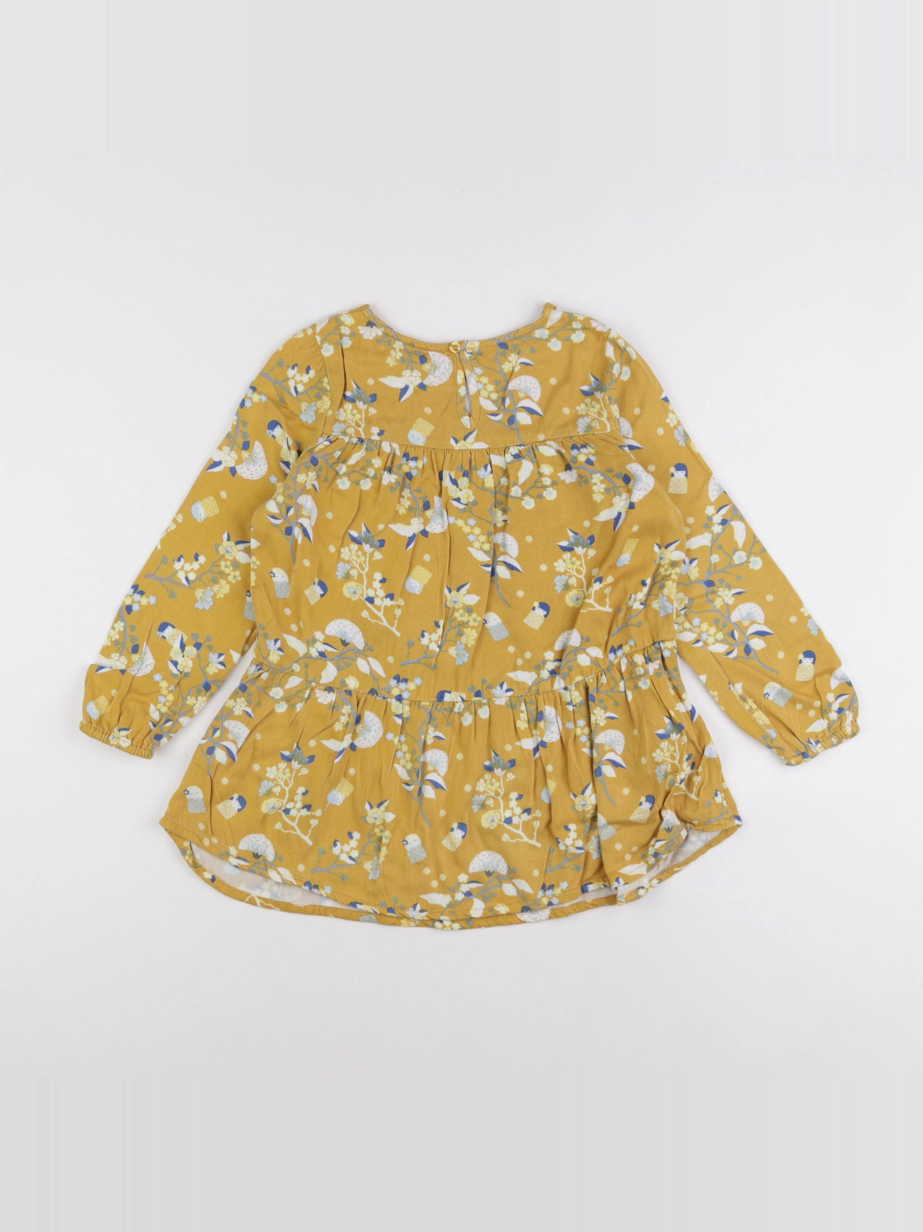 Vertbaudet - robe jaune - 6 ans
