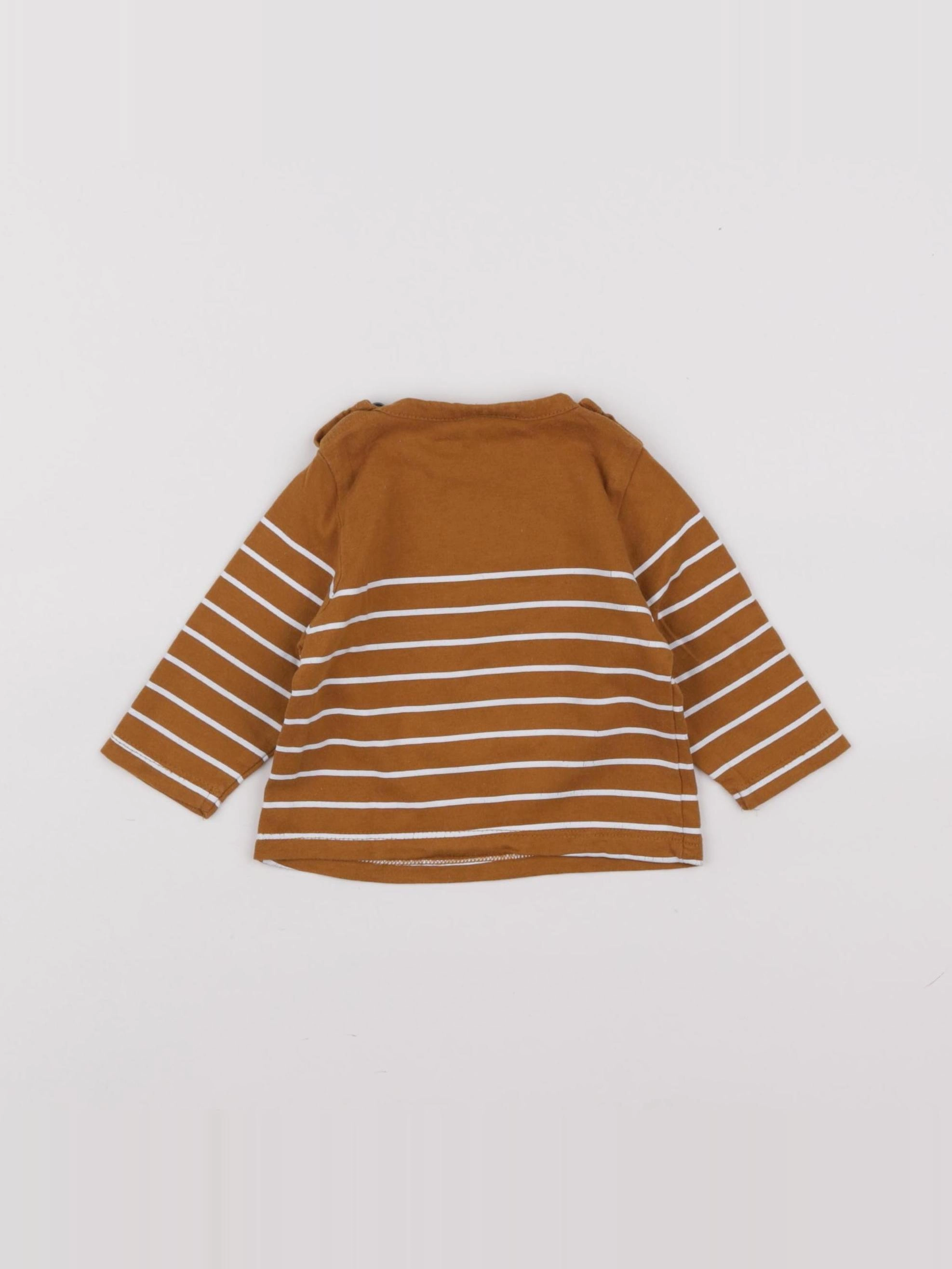 Tape à l'oeil - tee-shirt marron - 3 mois
