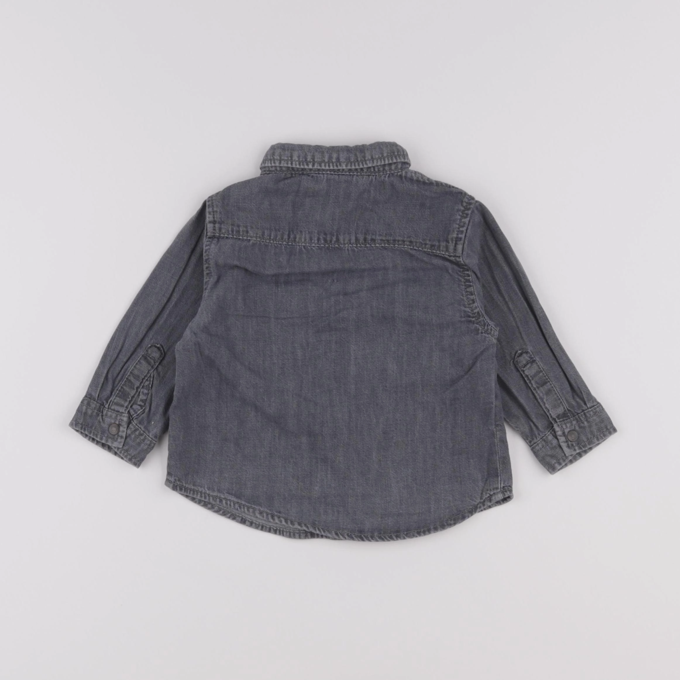 Zara - chemise gris - 6/9 mois