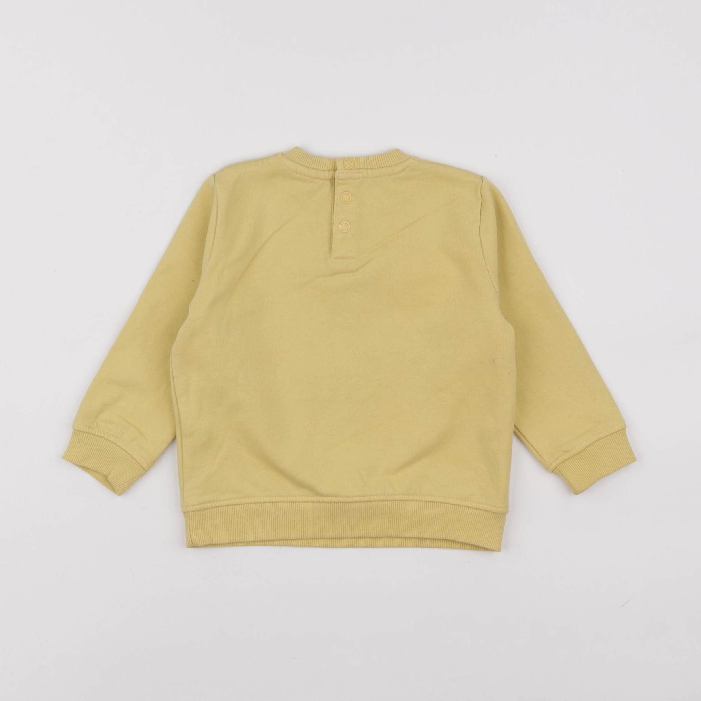 Tape à l'oeil - sweat jaune - 18 mois