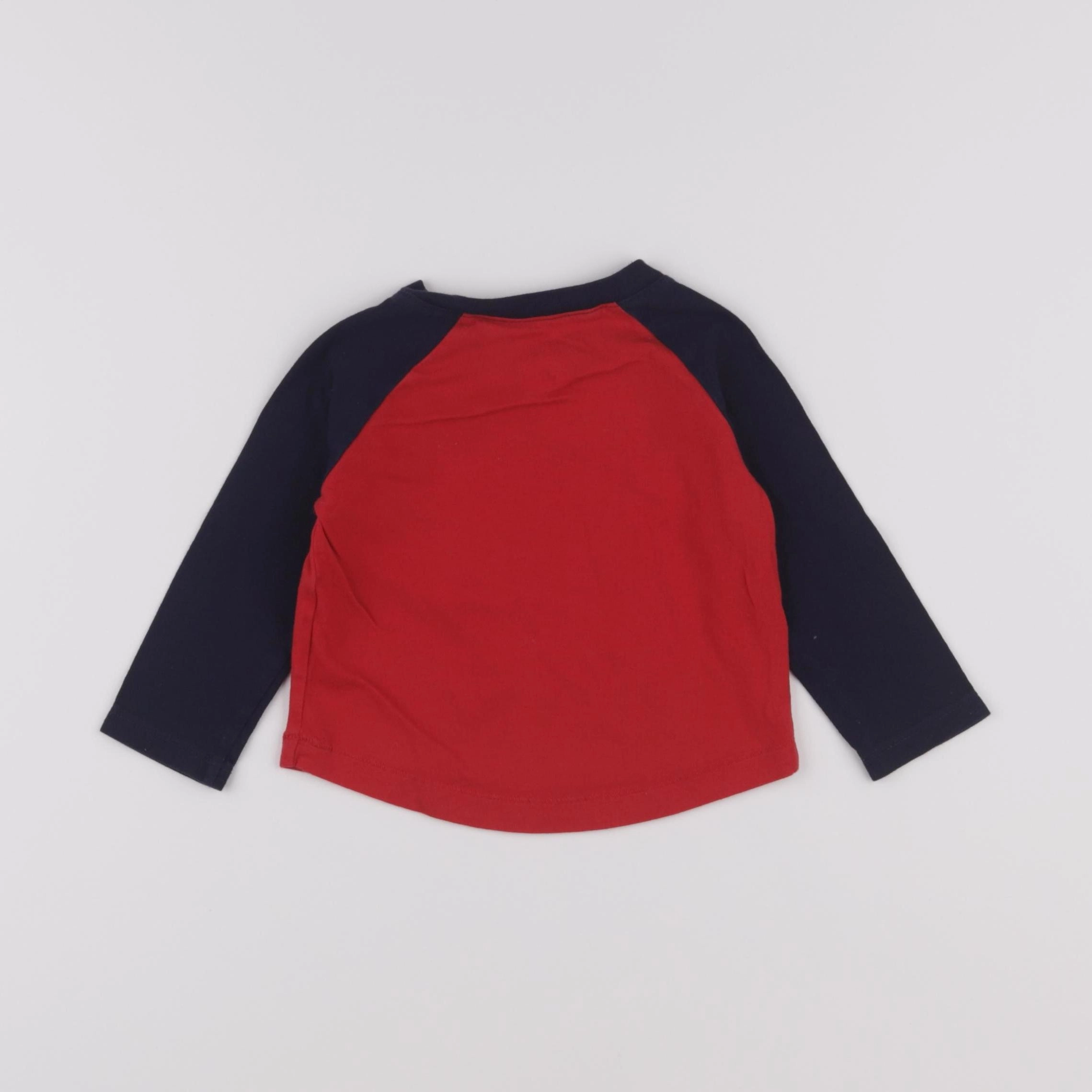 GAP - tee-shirt rouge - 6/12 mois