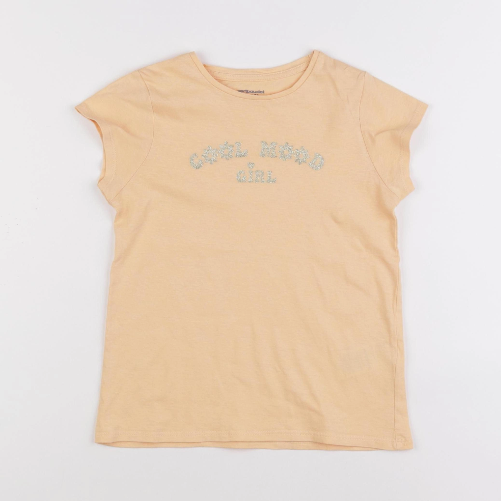 Vertbaudet - tee-shirt orange - 8 ans