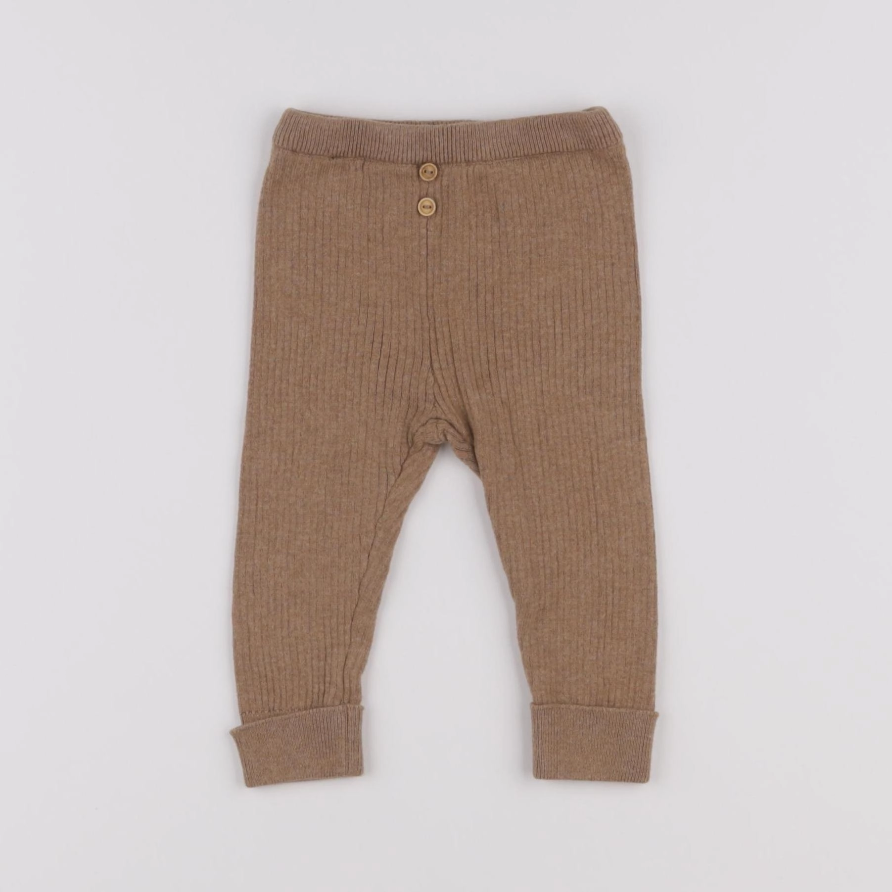Zara - legging marron - 6/9 mois
