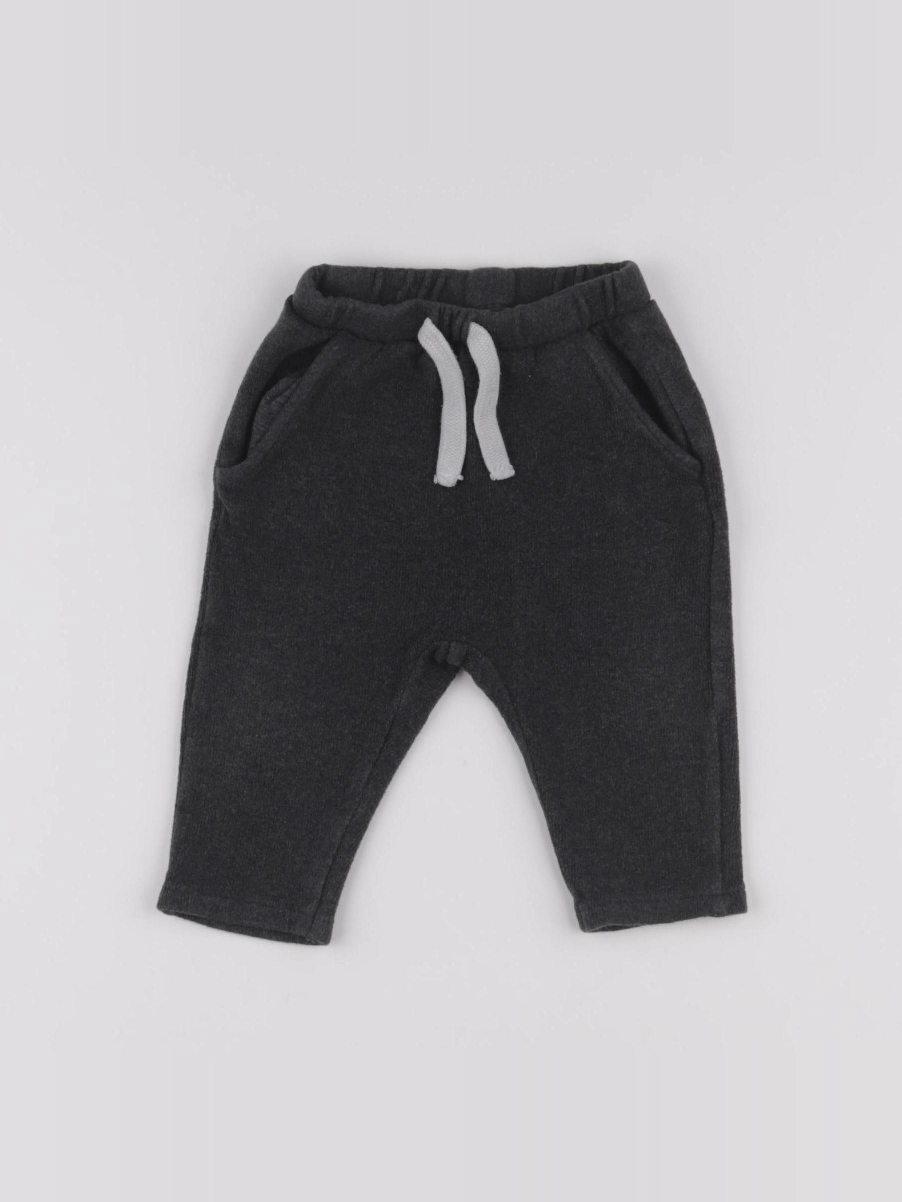 Zara - jogging gris - 6/9 mois
