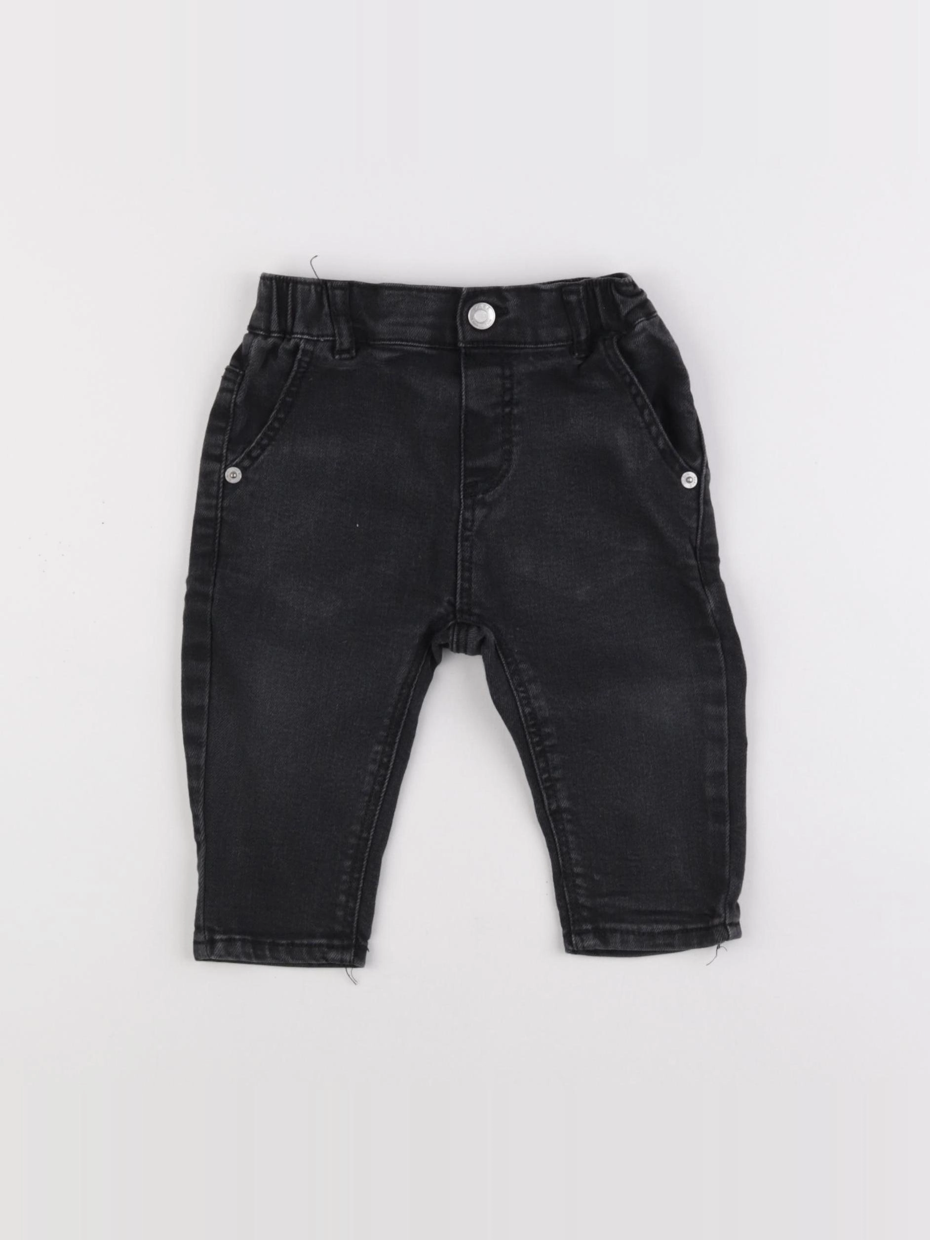 Zara - jean noir - 6/9 mois