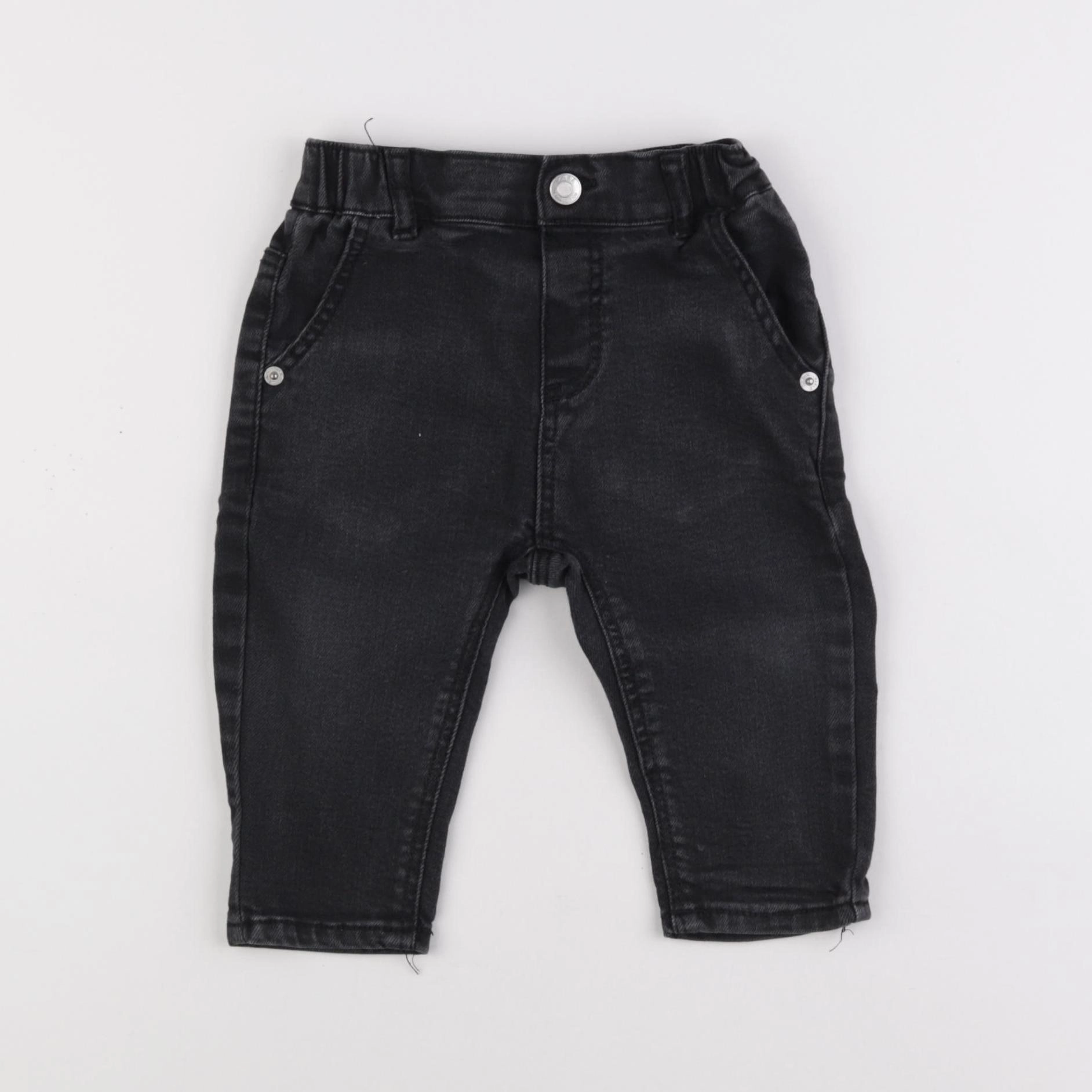 Zara - jean noir - 6/9 mois