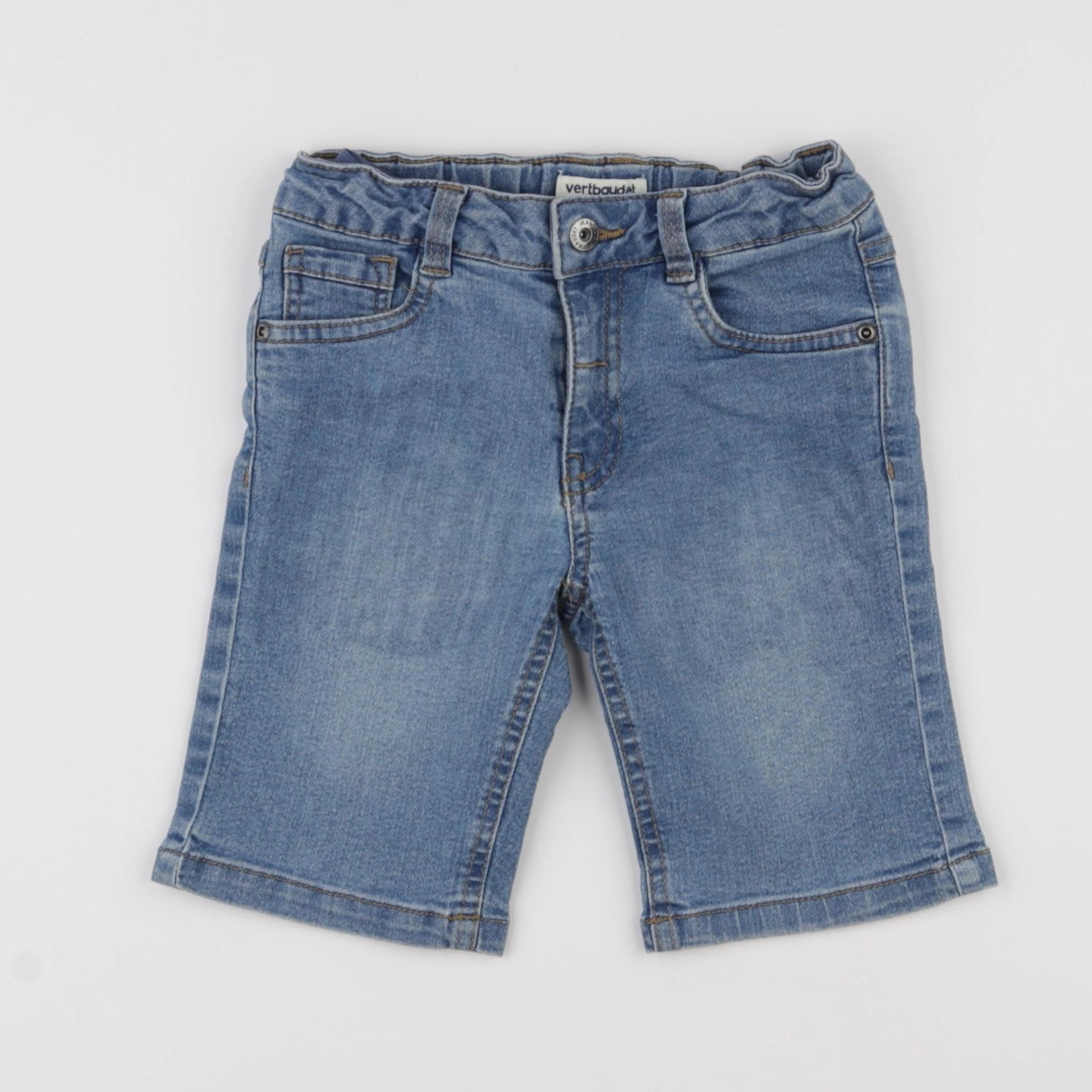 Vertbaudet - short bleu - 6 ans