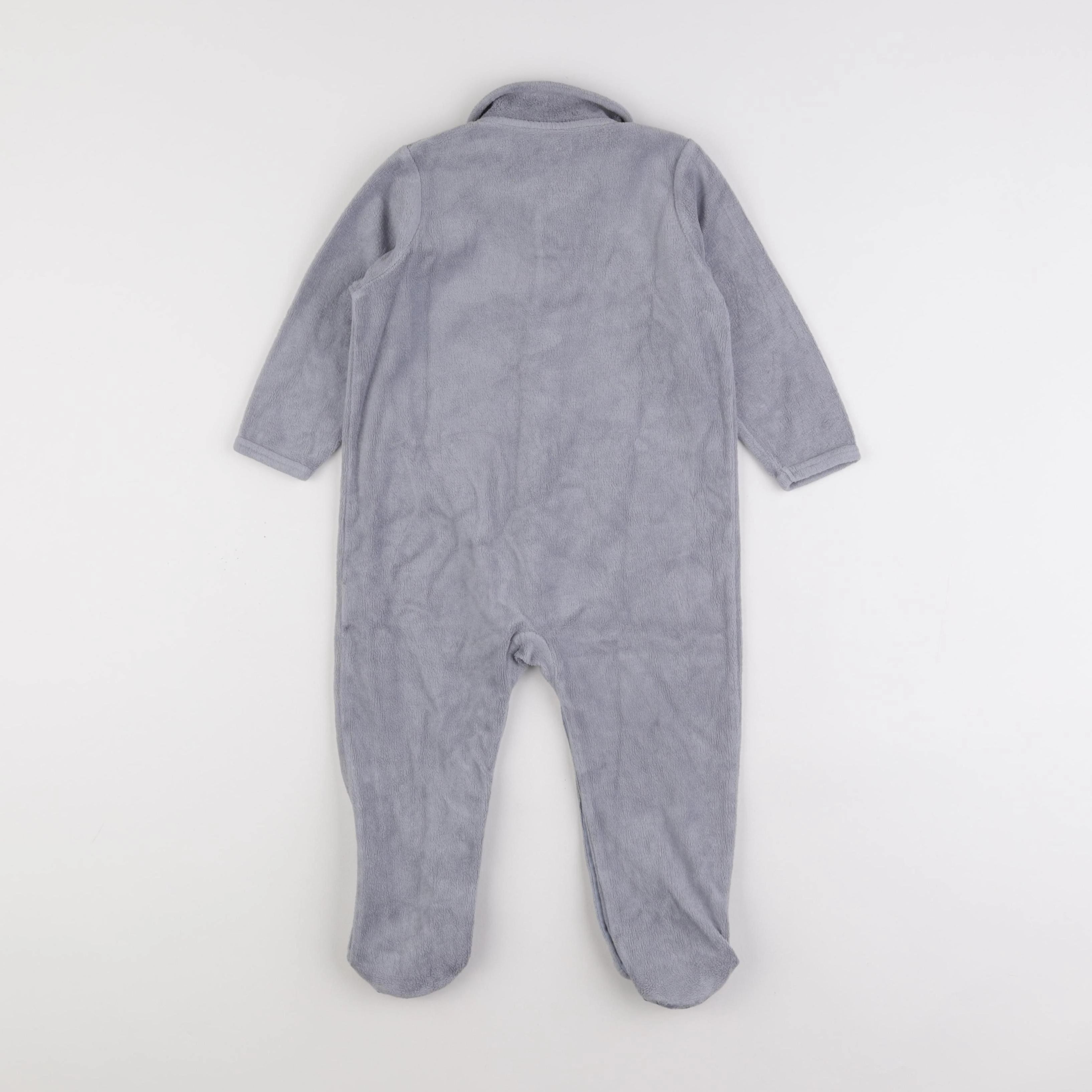 Vertbaudet - pyjama velours bleu - 2 ans