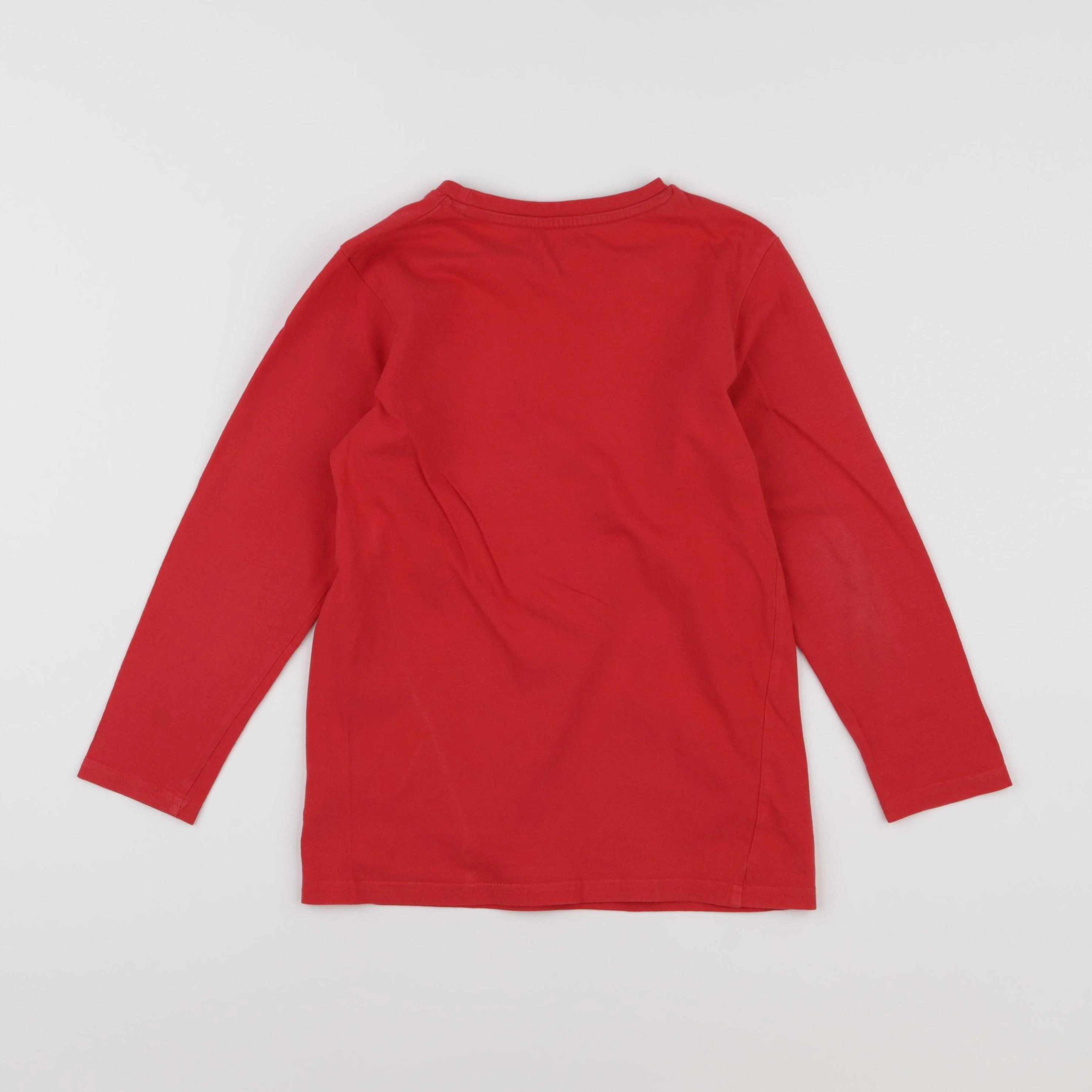 Vertbaudet - tee-shirt rouge - 8 ans