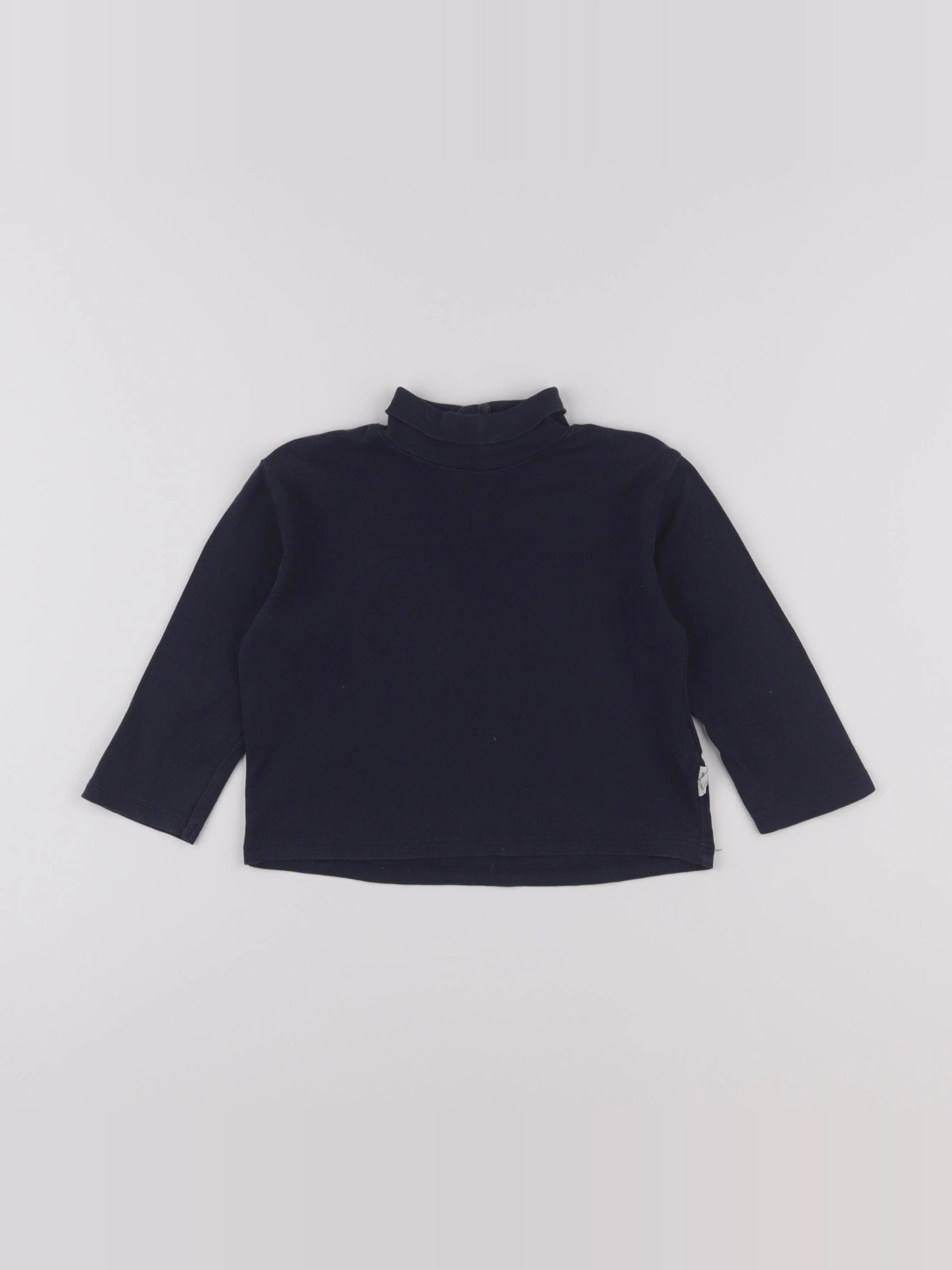 Zara - sous-pull bleu - 12/18 mois