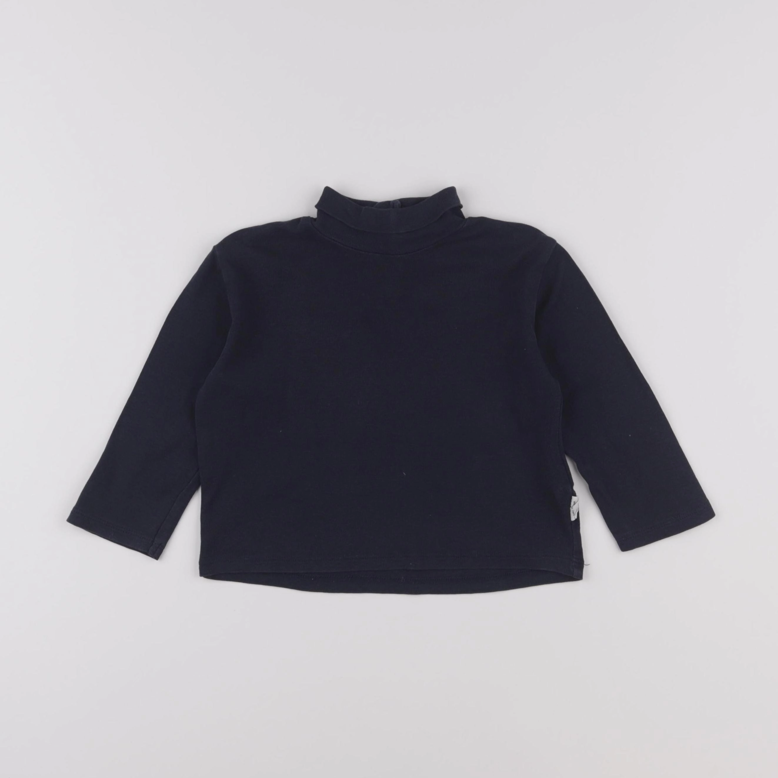 Zara - sous-pull bleu - 12/18 mois