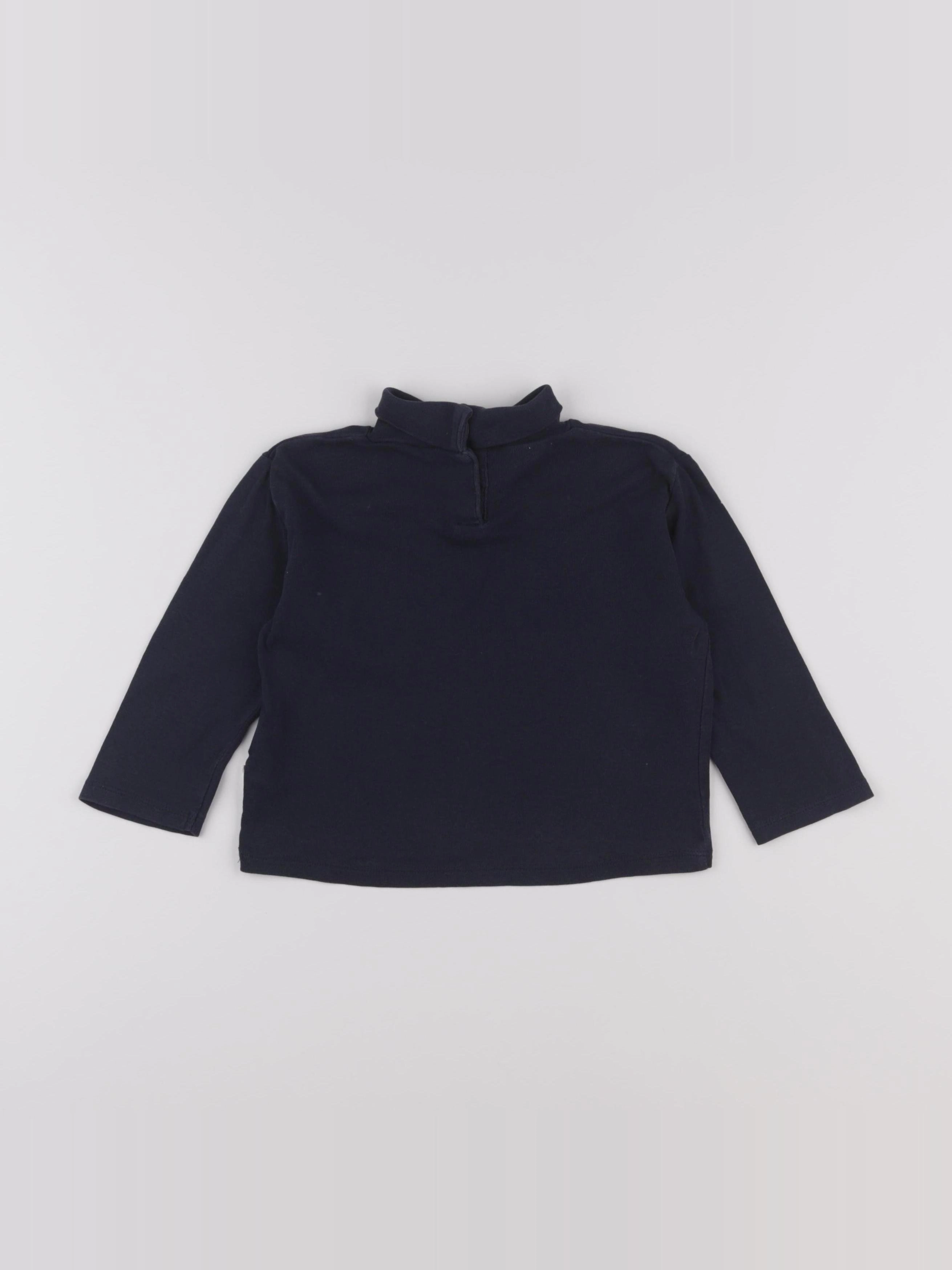 Zara - sous-pull bleu - 12/18 mois