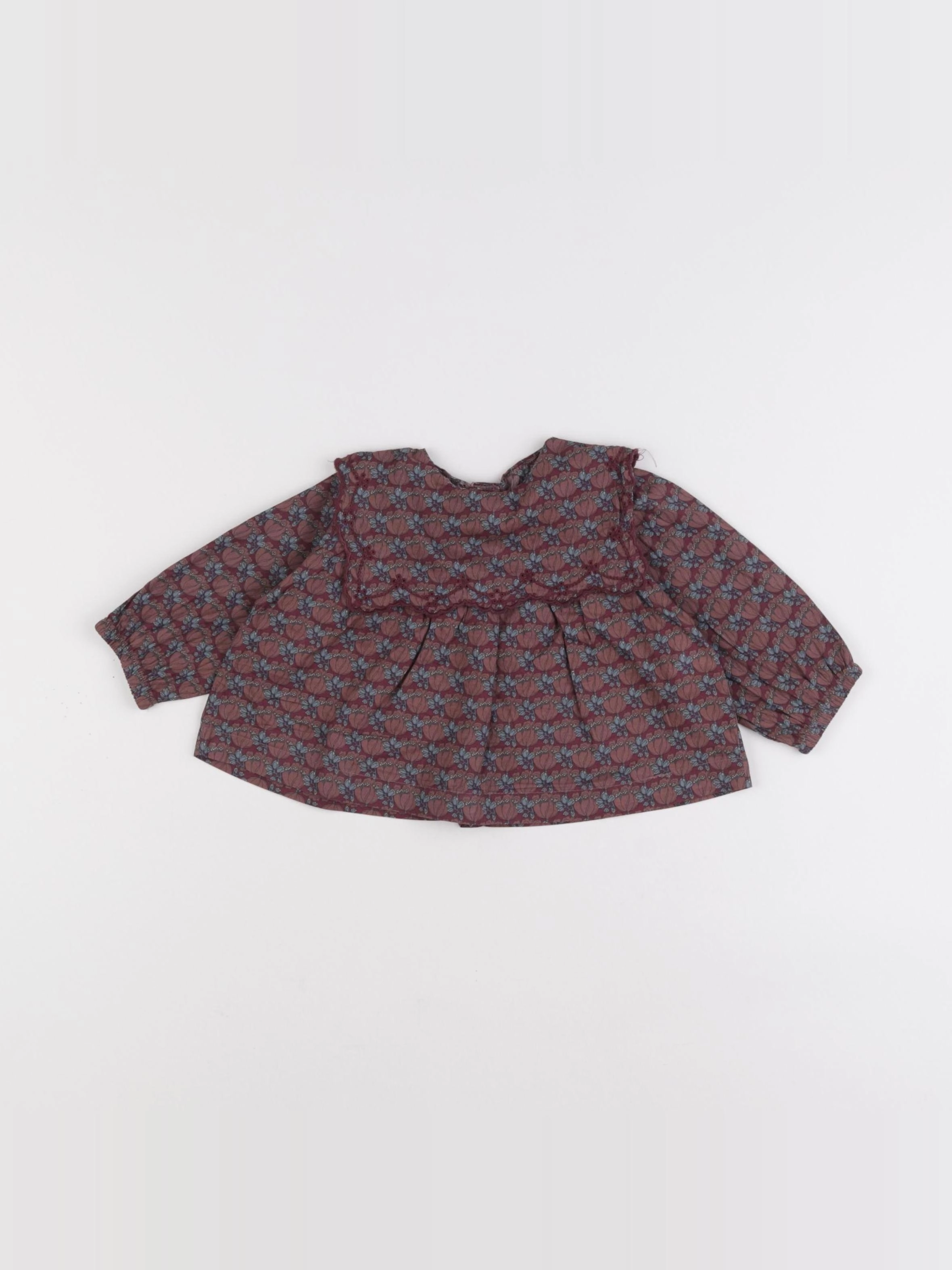 Zara - blouse rose - 3/6 mois
