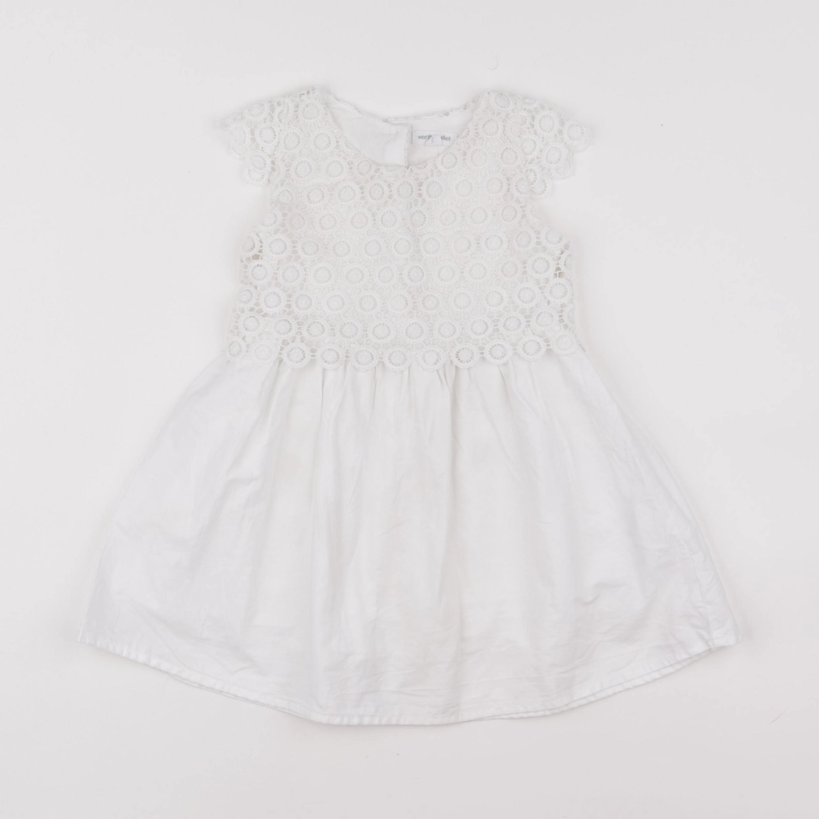 Vertbaudet - robe blanc - 3 ans