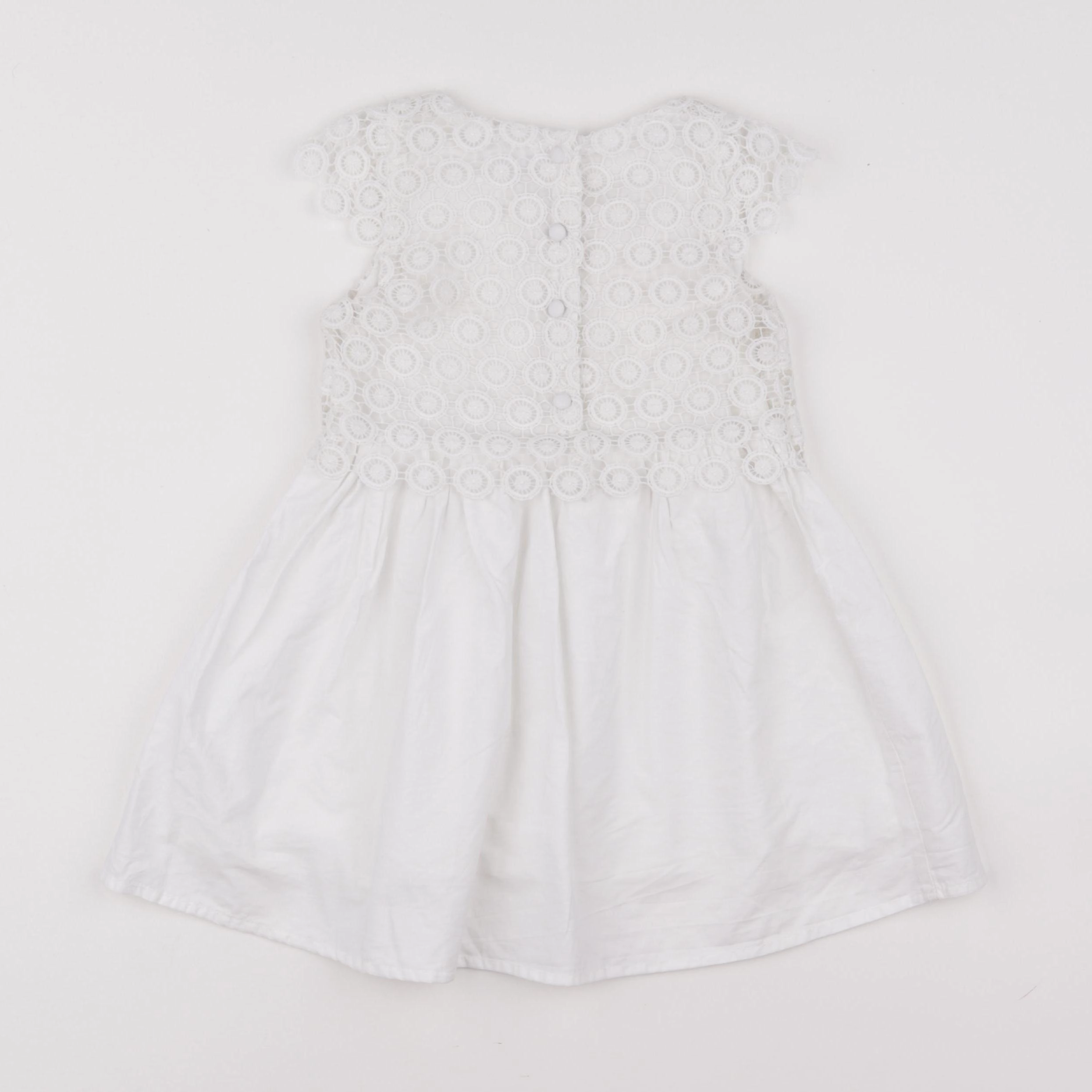 Vertbaudet - robe blanc - 3 ans