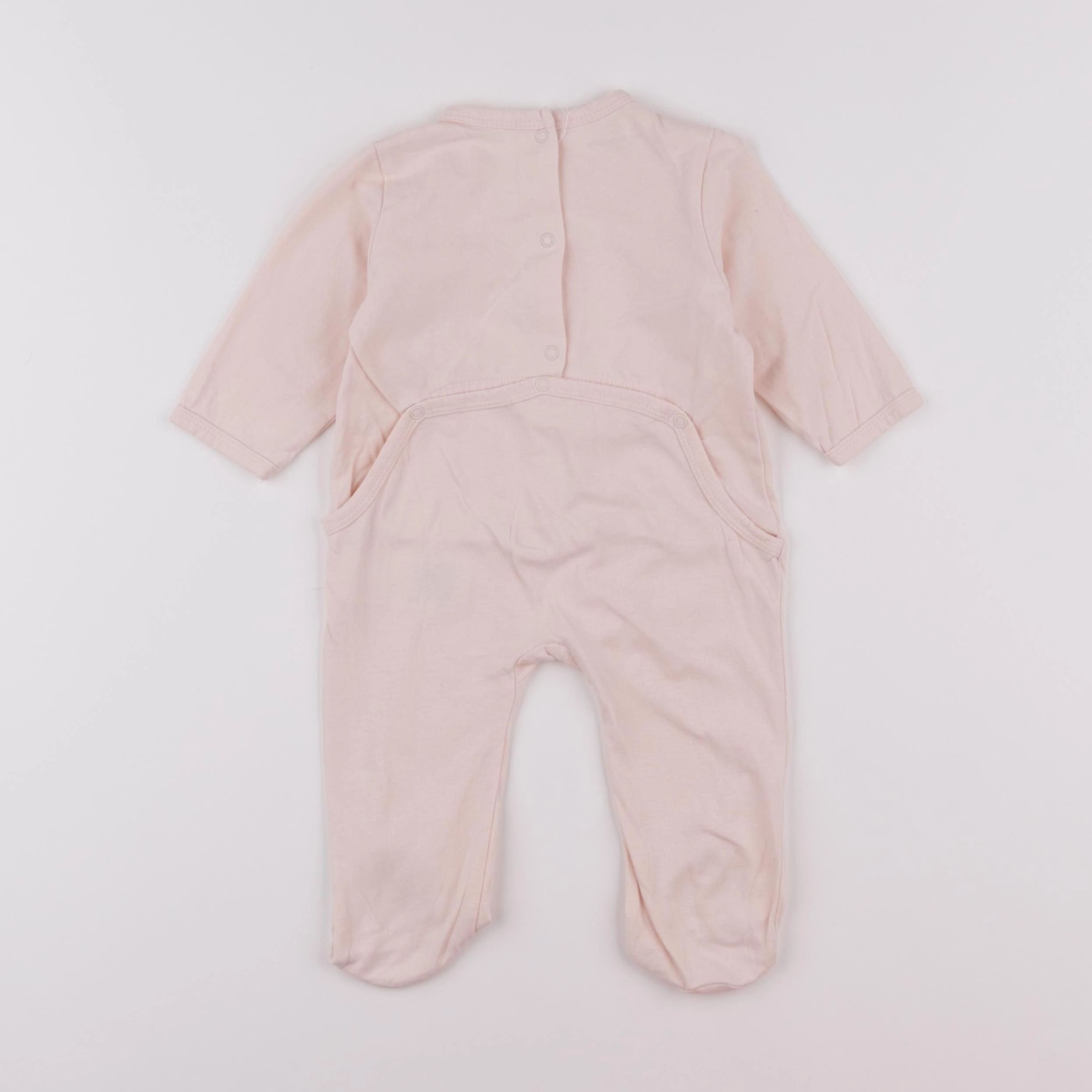 Vertbaudet - pyjama coton rose - 6 mois