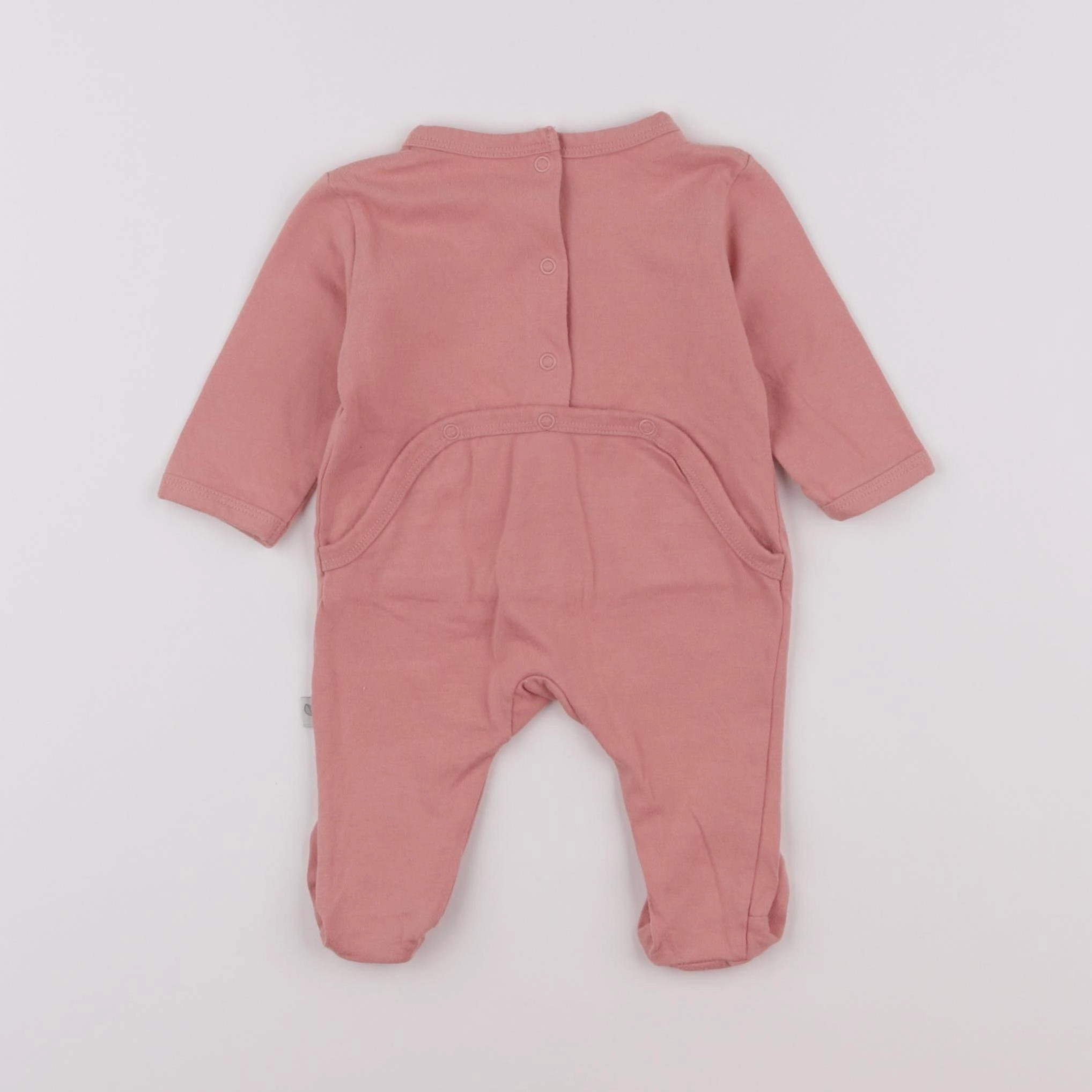 Vertbaudet - pyjama coton rose - 1 mois
