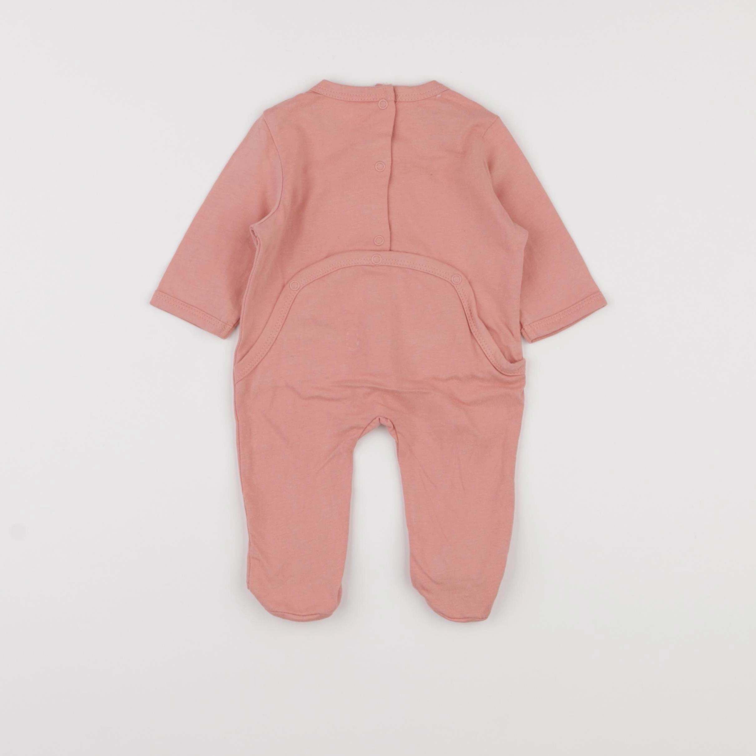 Vertbaudet - pyjama coton rose - 1 mois