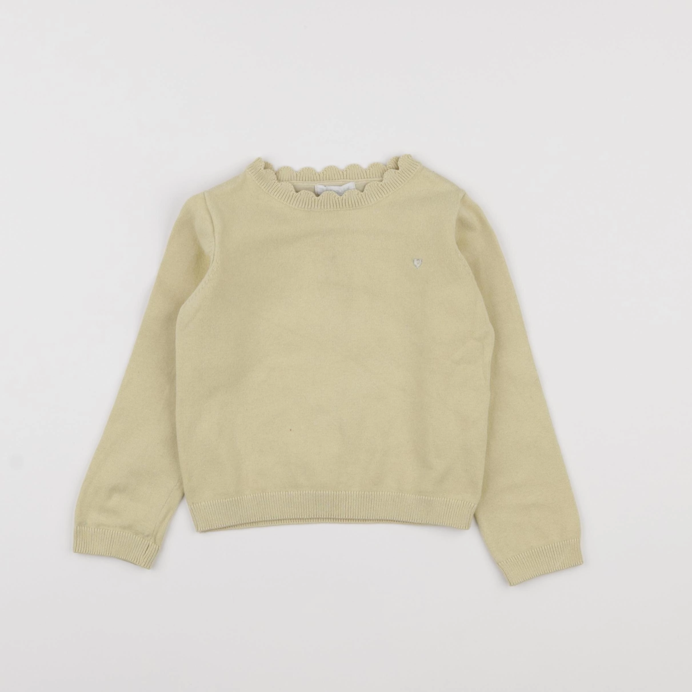 Vertbaudet - pull jaune - 3 ans