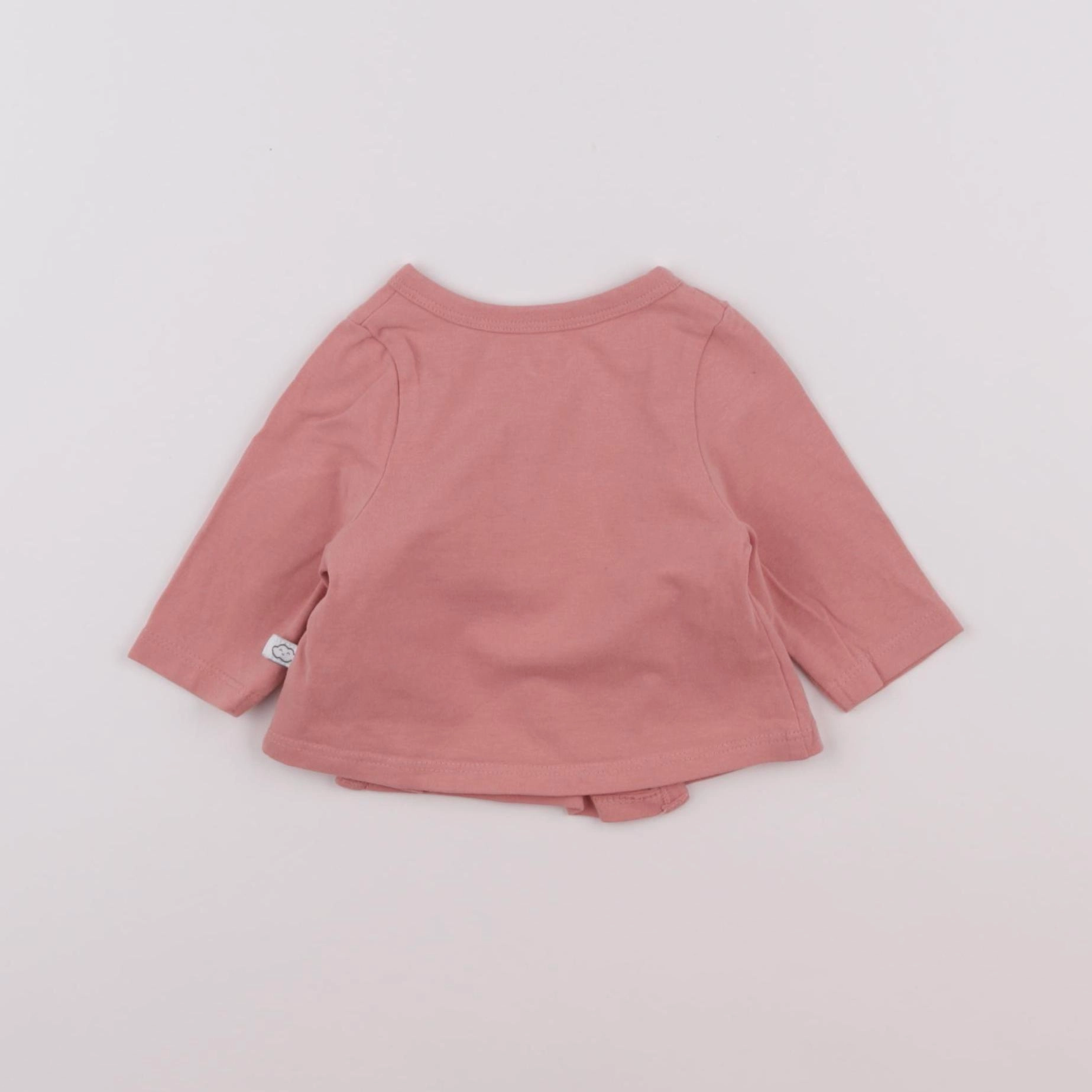 Vertbaudet - tee-shirt rose - 1 mois
