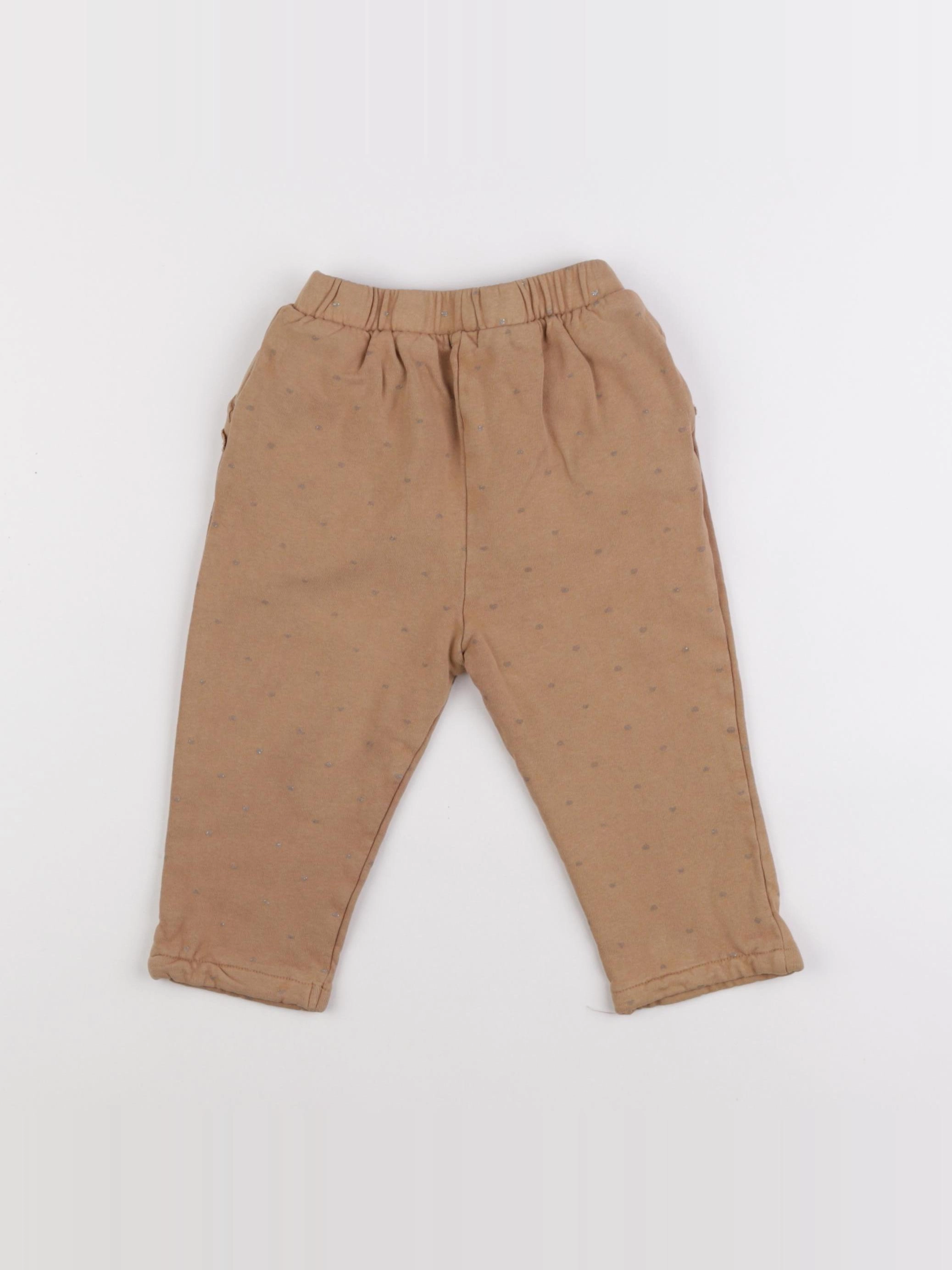 Vertbaudet - pantalon marron - 24 mois