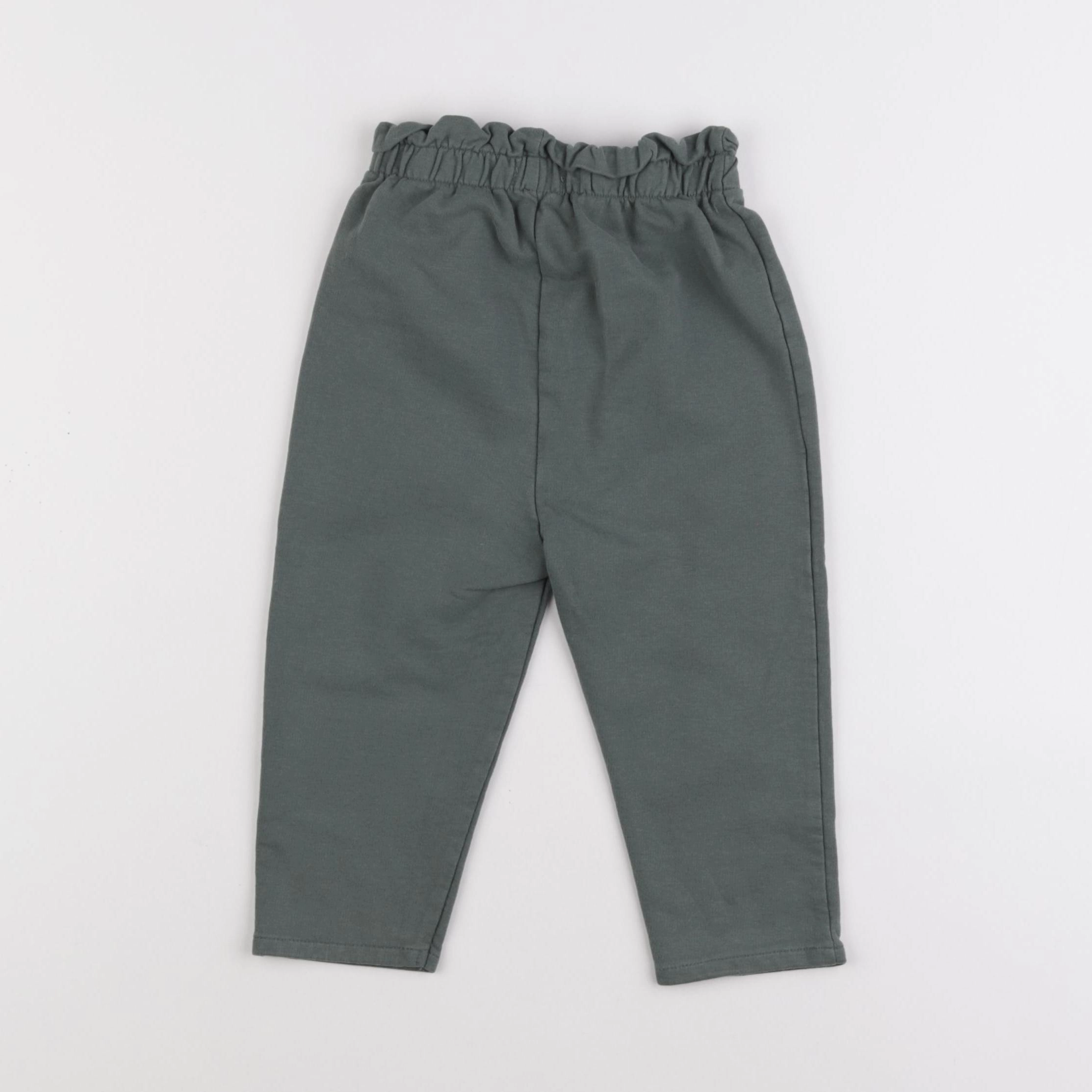 Vertbaudet - pantalon vert - 24 mois