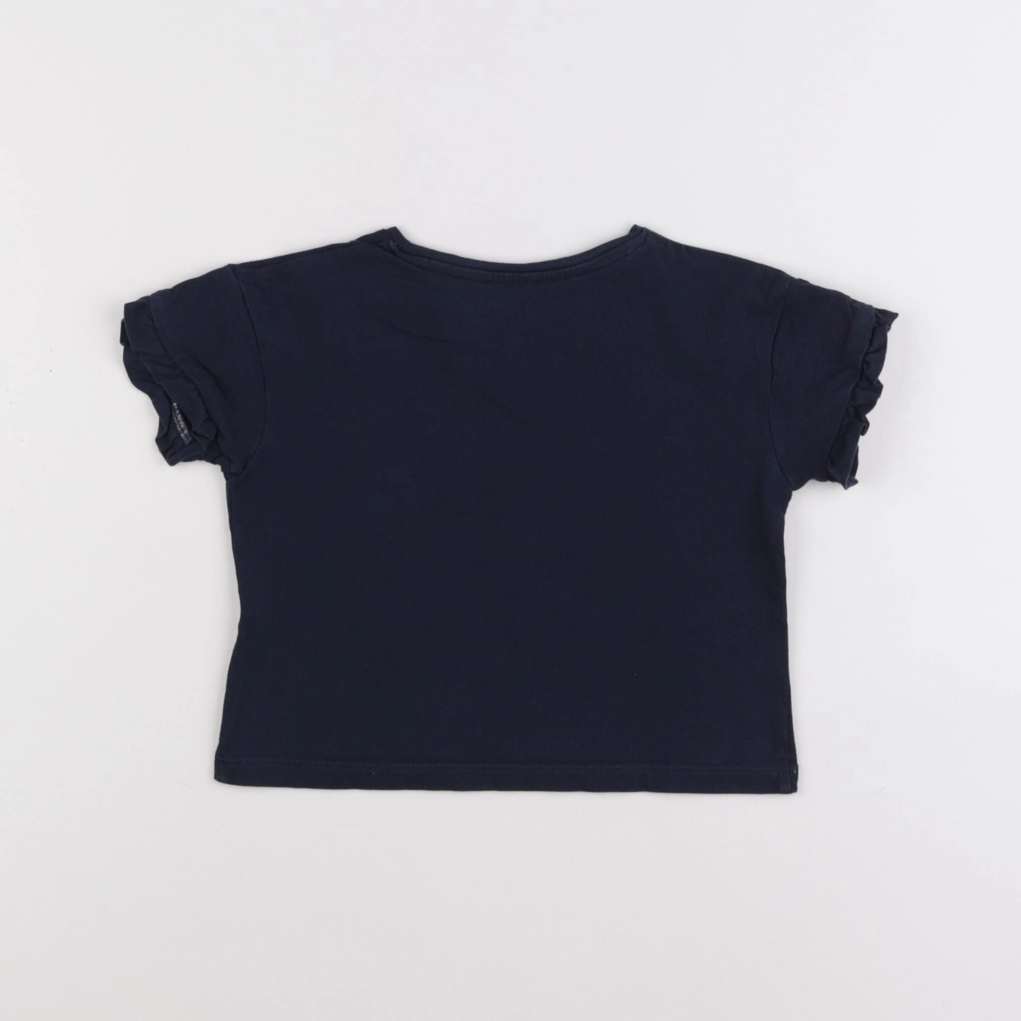 Vertbaudet - tee-shirt bleu - 2 ans