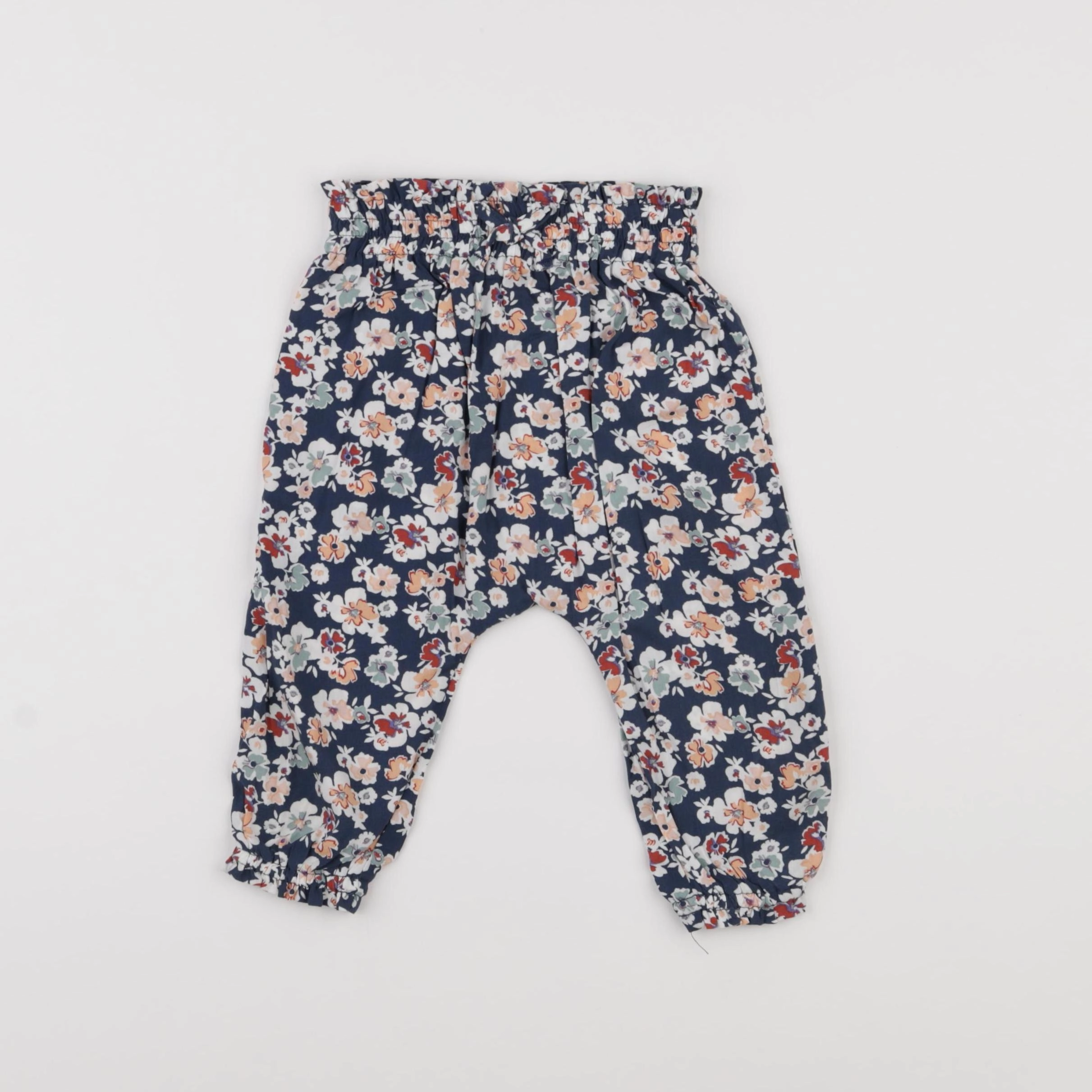 Vertbaudet - pantalon multicolore - 12 mois
