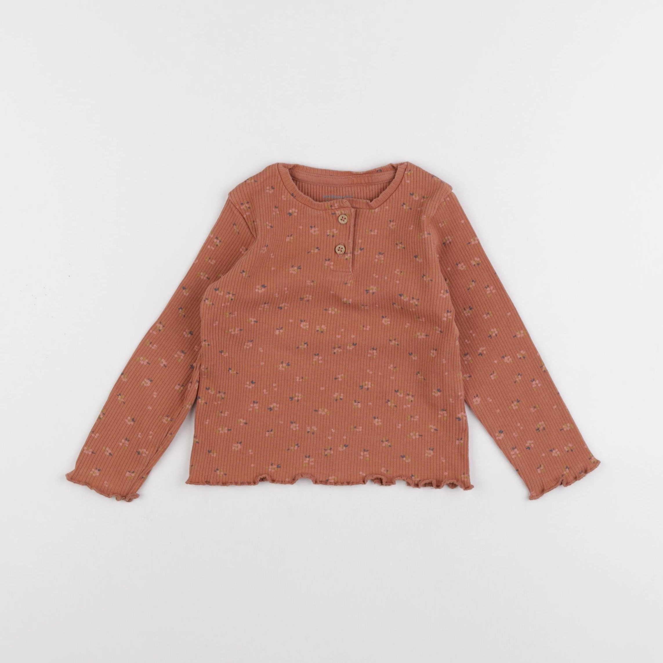 Vertbaudet - tee-shirt marron - 24 mois