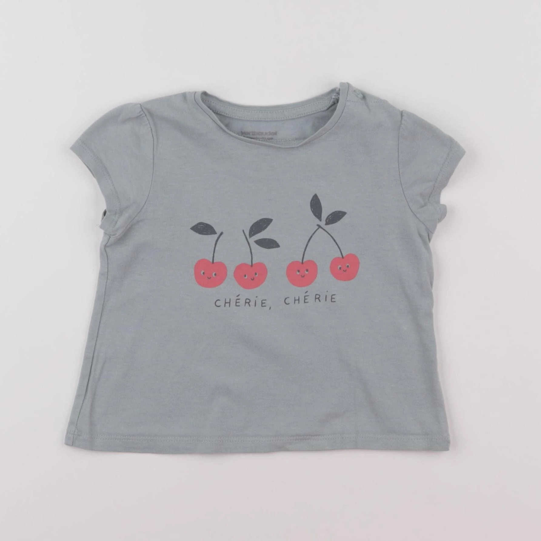 Vertbaudet - tee-shirt vert - 18 mois
