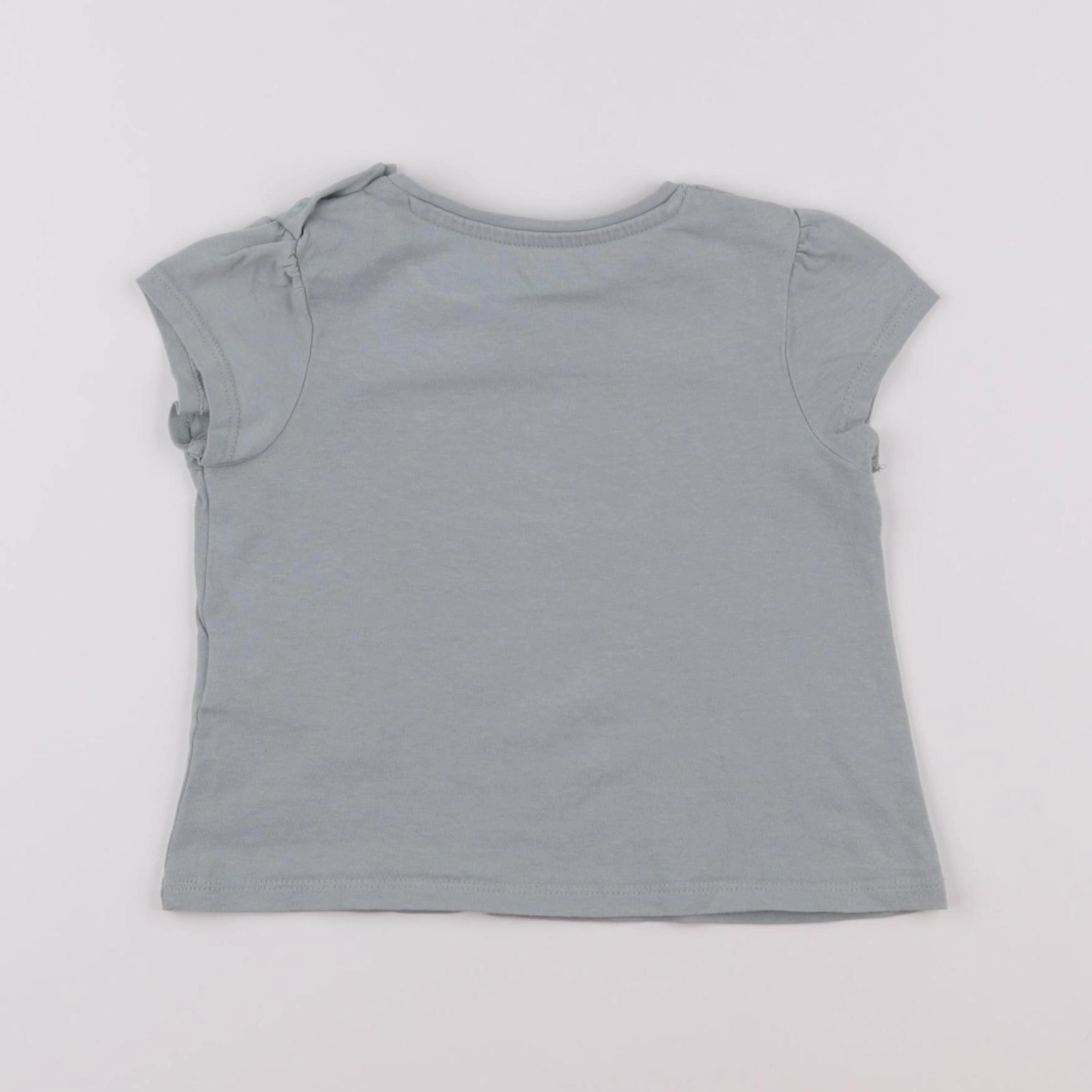 Vertbaudet - tee-shirt vert - 18 mois