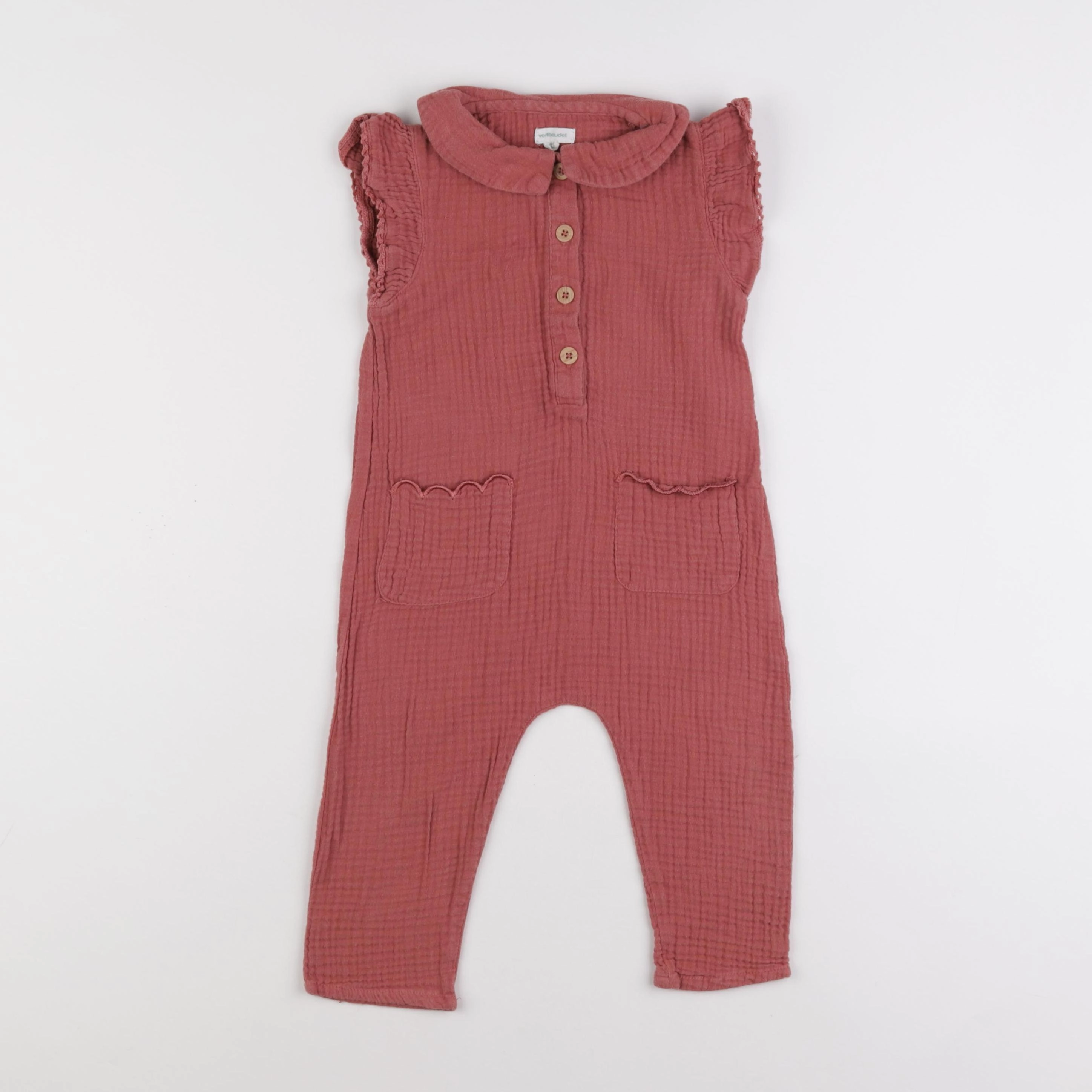 Vertbaudet - combinaison rose - 24 mois