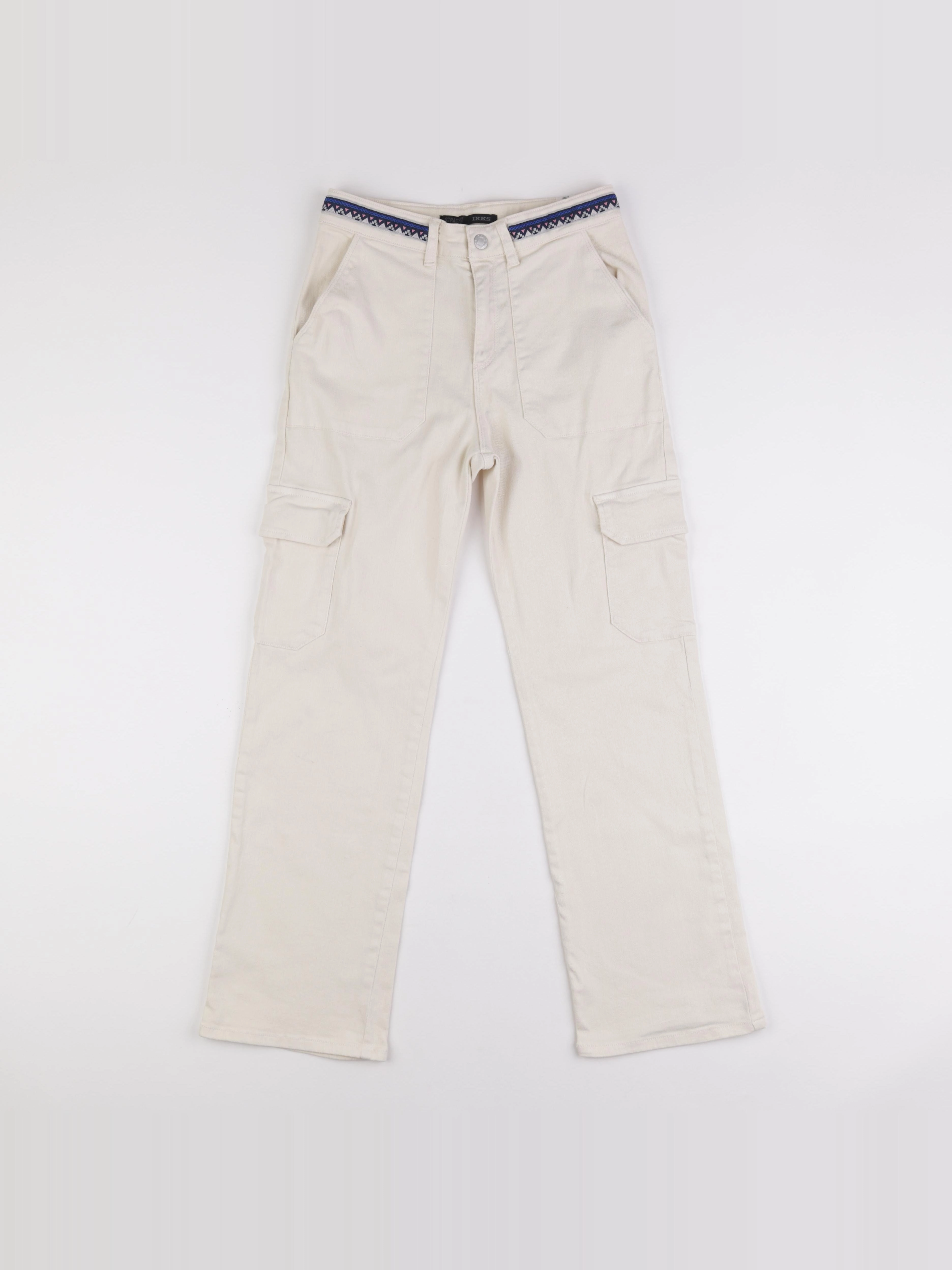 IKKS - jean beige - 12 ans