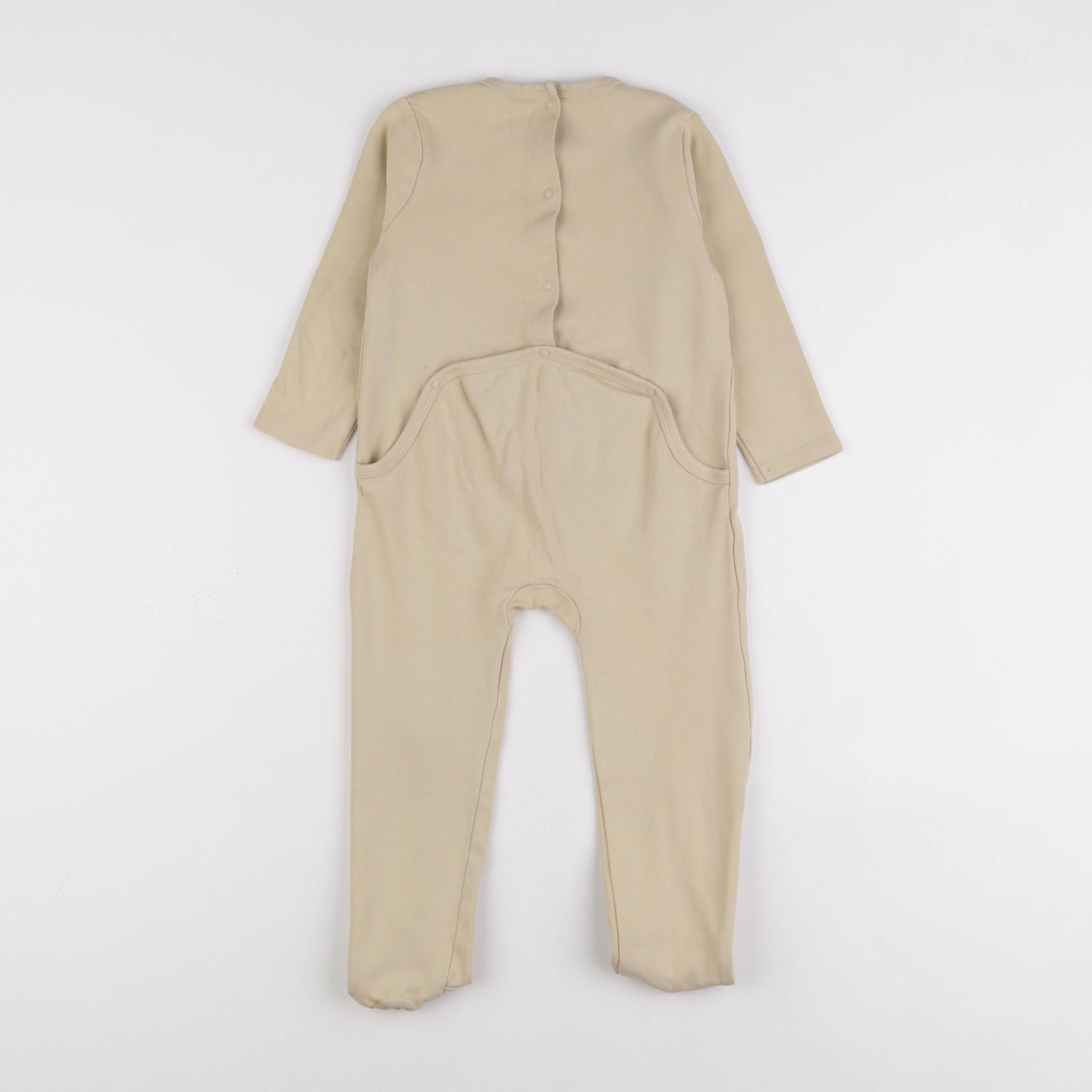 Vertbaudet - pyjama coton marron - 36 mois