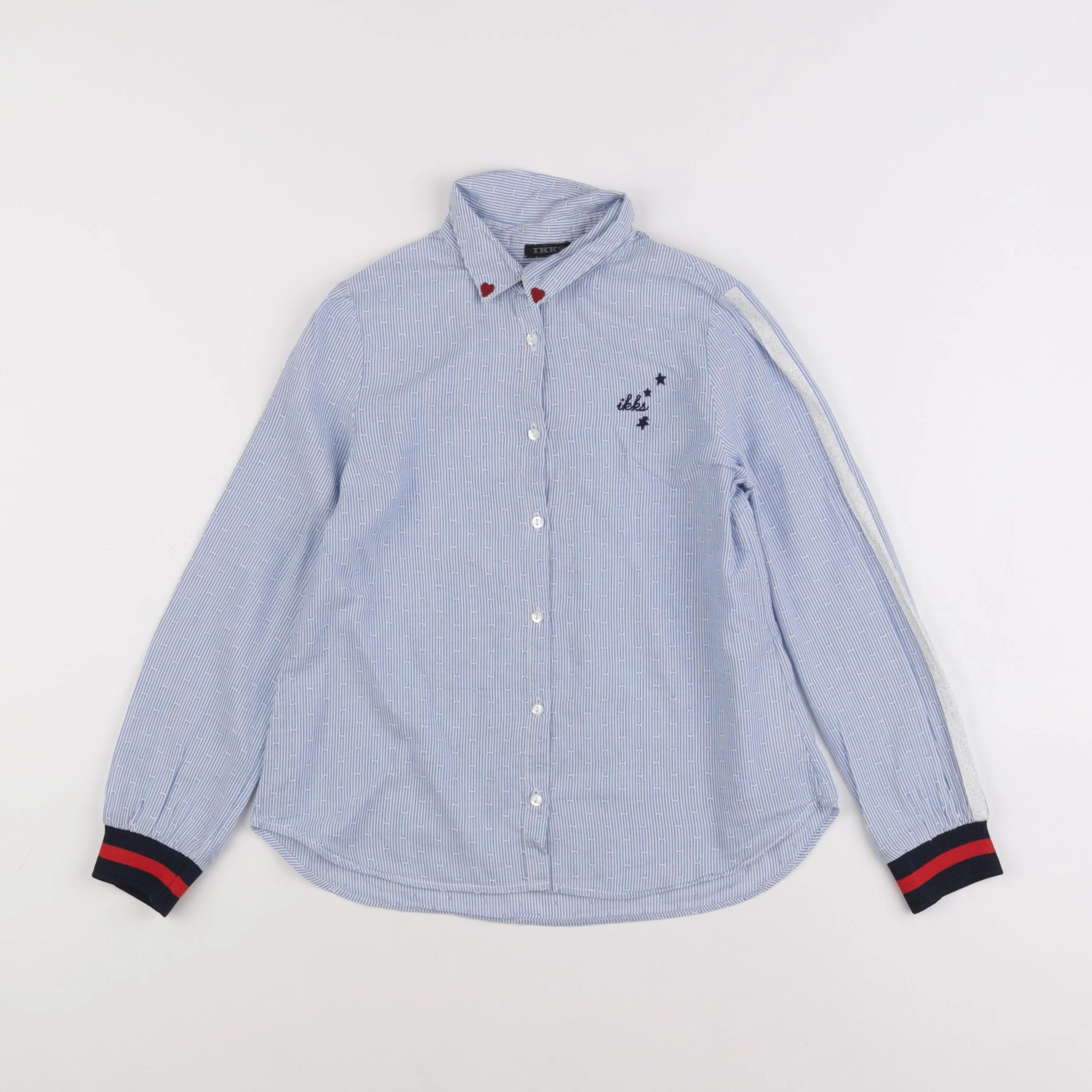 IKKS - chemise bleu - 8 ans