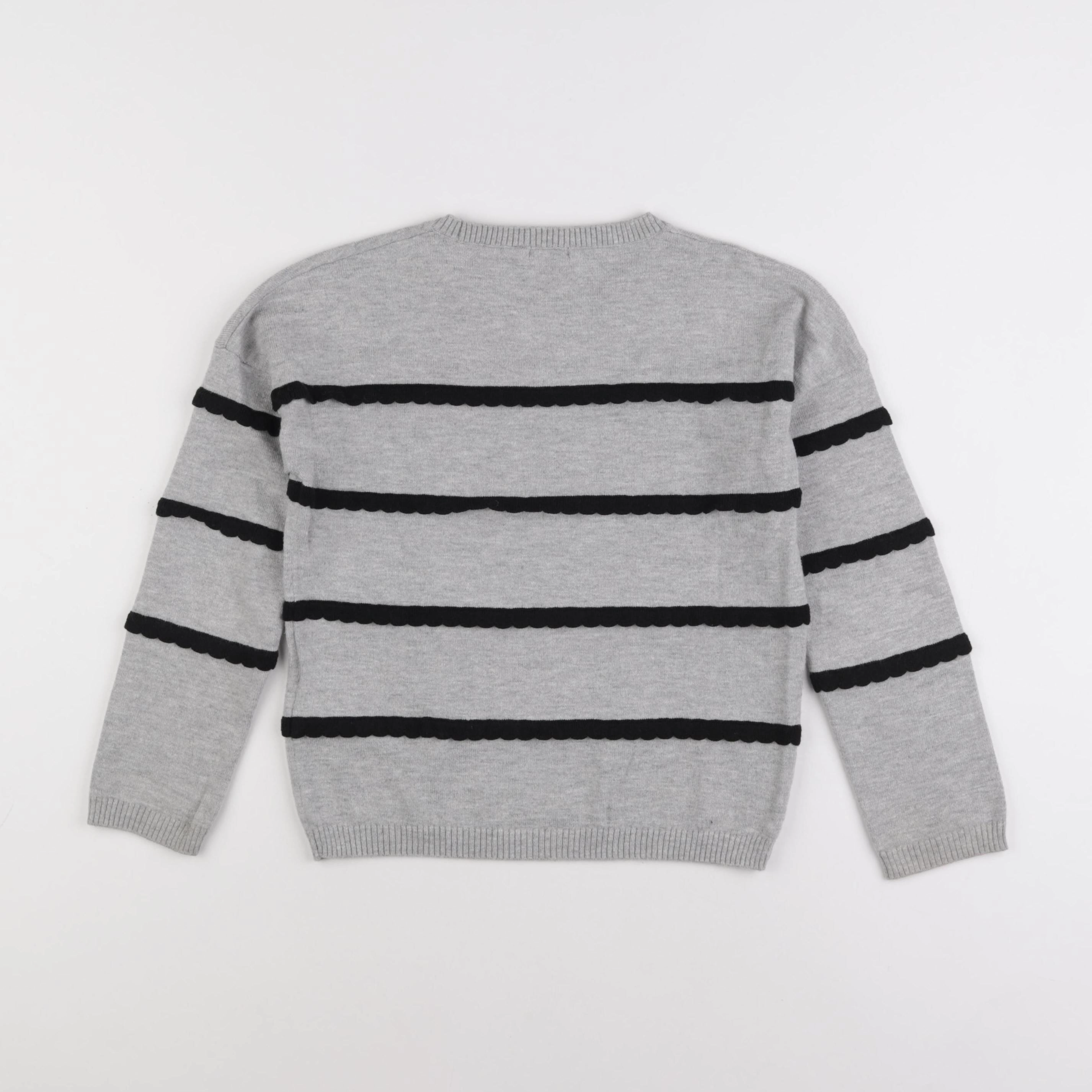 IKKS - pull gris - 8 ans