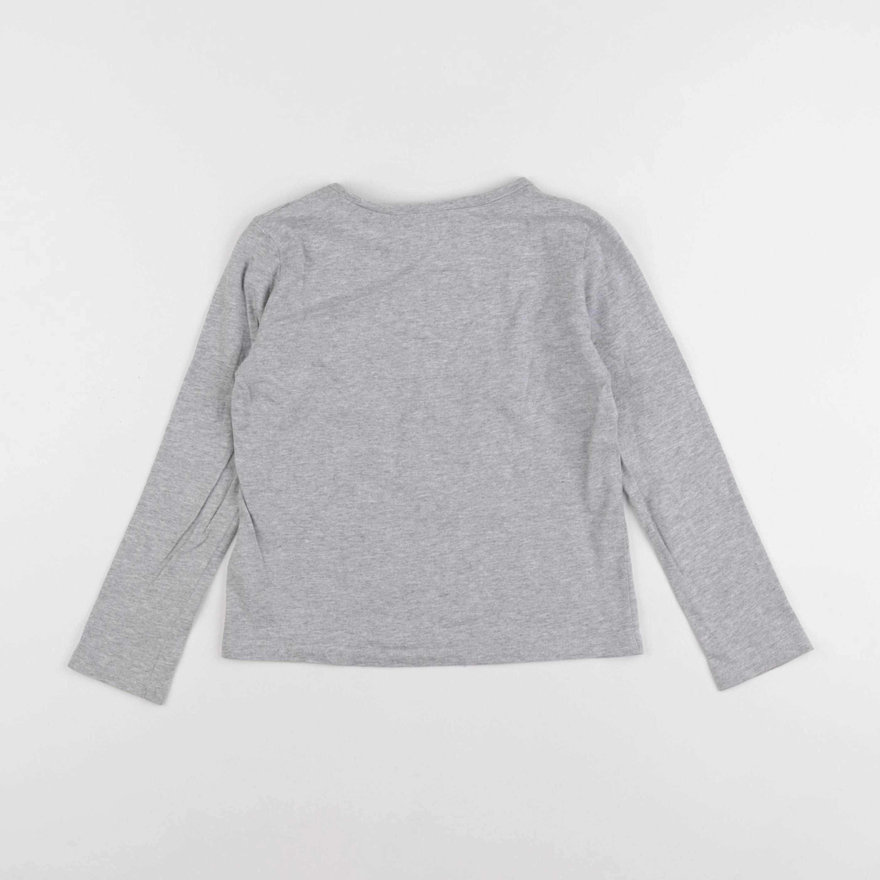 IKKS - tee-shirt gris - 8 ans