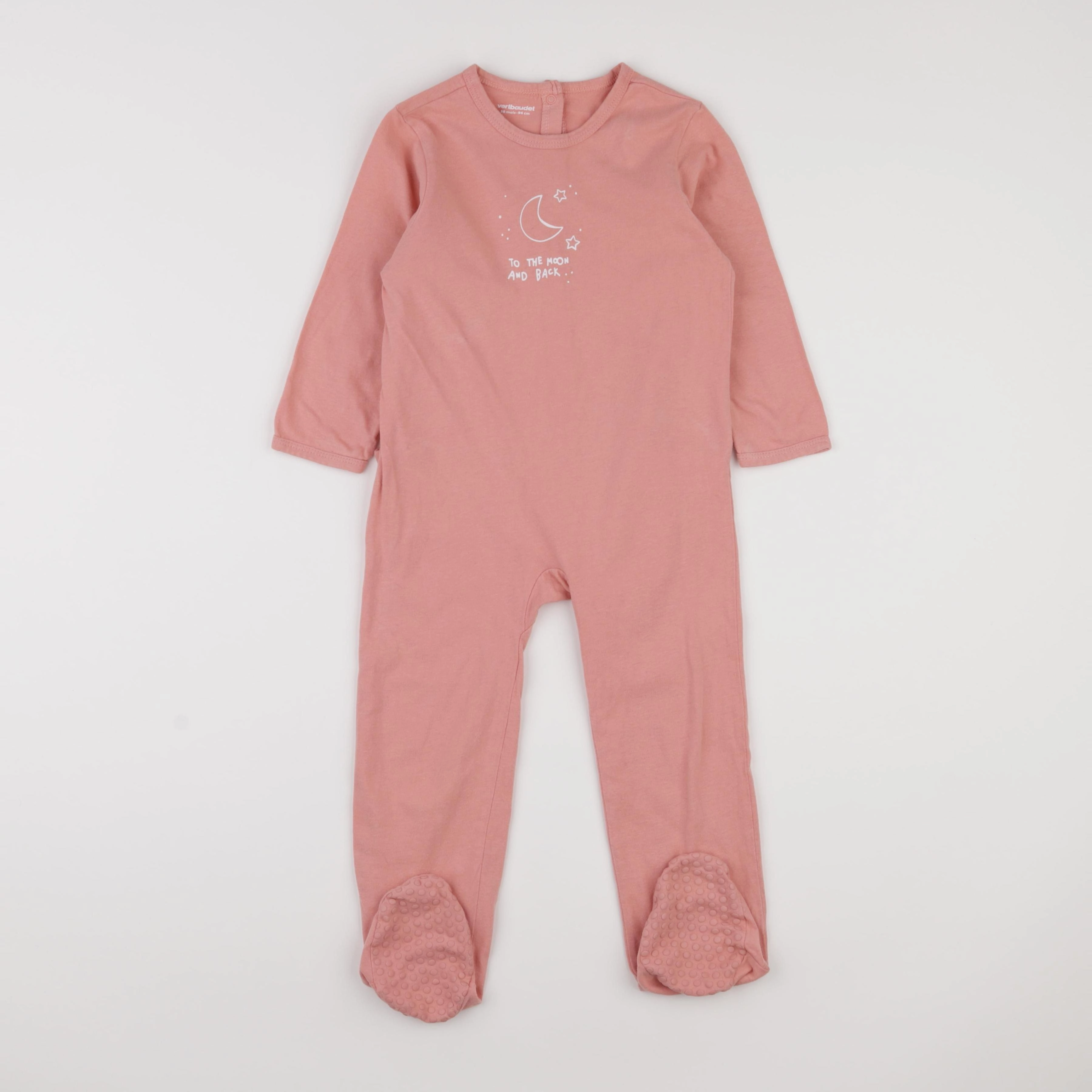 Vertbaudet - pyjama coton rose - 36 mois