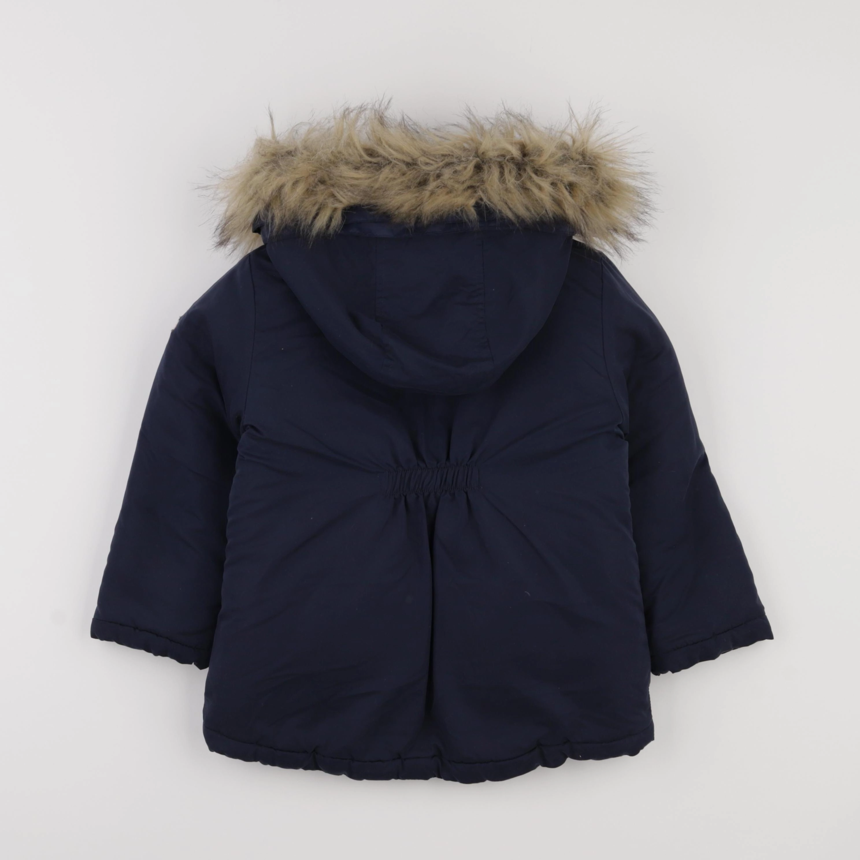 Vertbaudet - manteau doublure amovible bleu - 5 ans