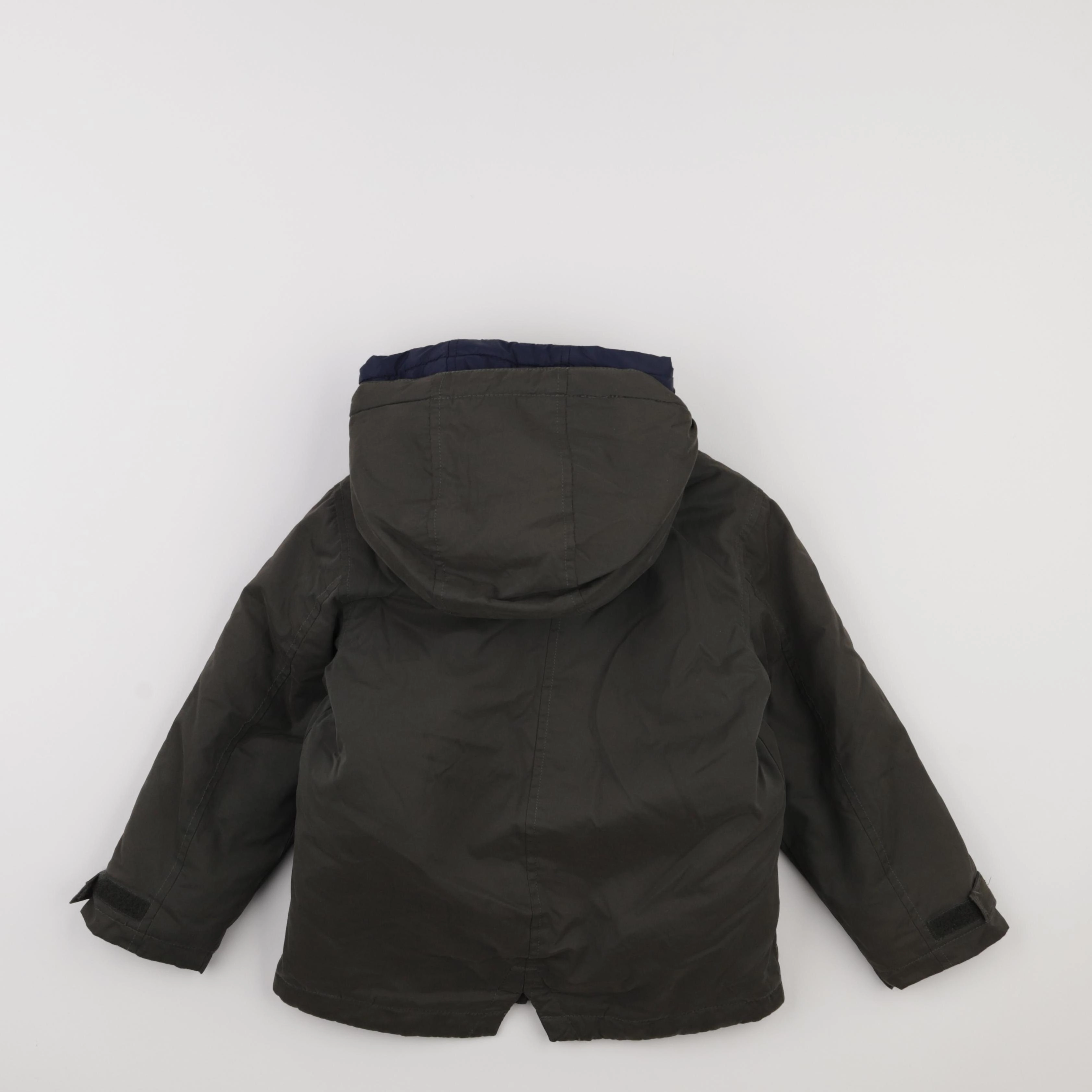 Vertbaudet - manteau doublure amovible vert - 5 ans